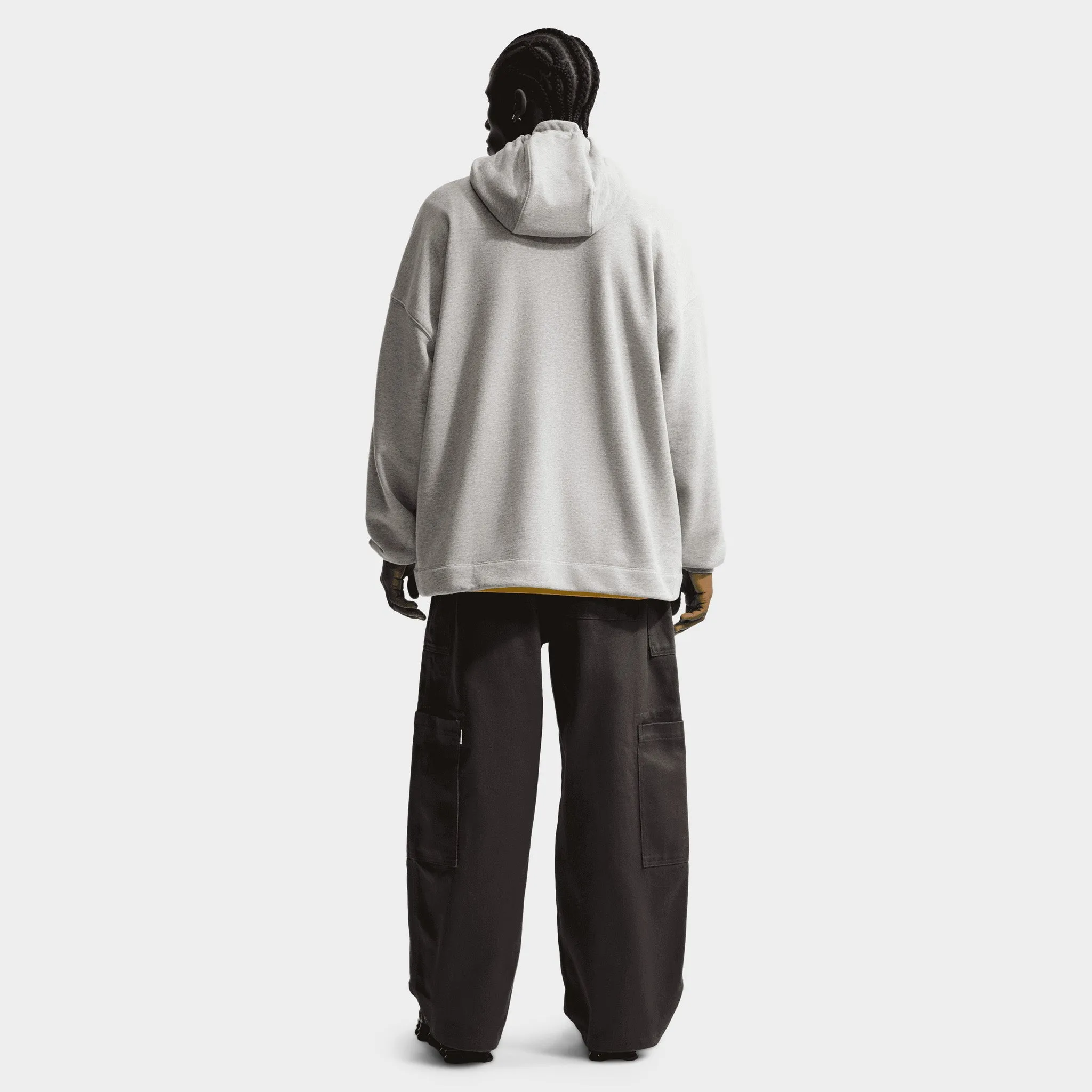 Nike Sportswear Oversized French Terry Hoodie / Grey Heather sold by JD Sports product image thumbnail 4