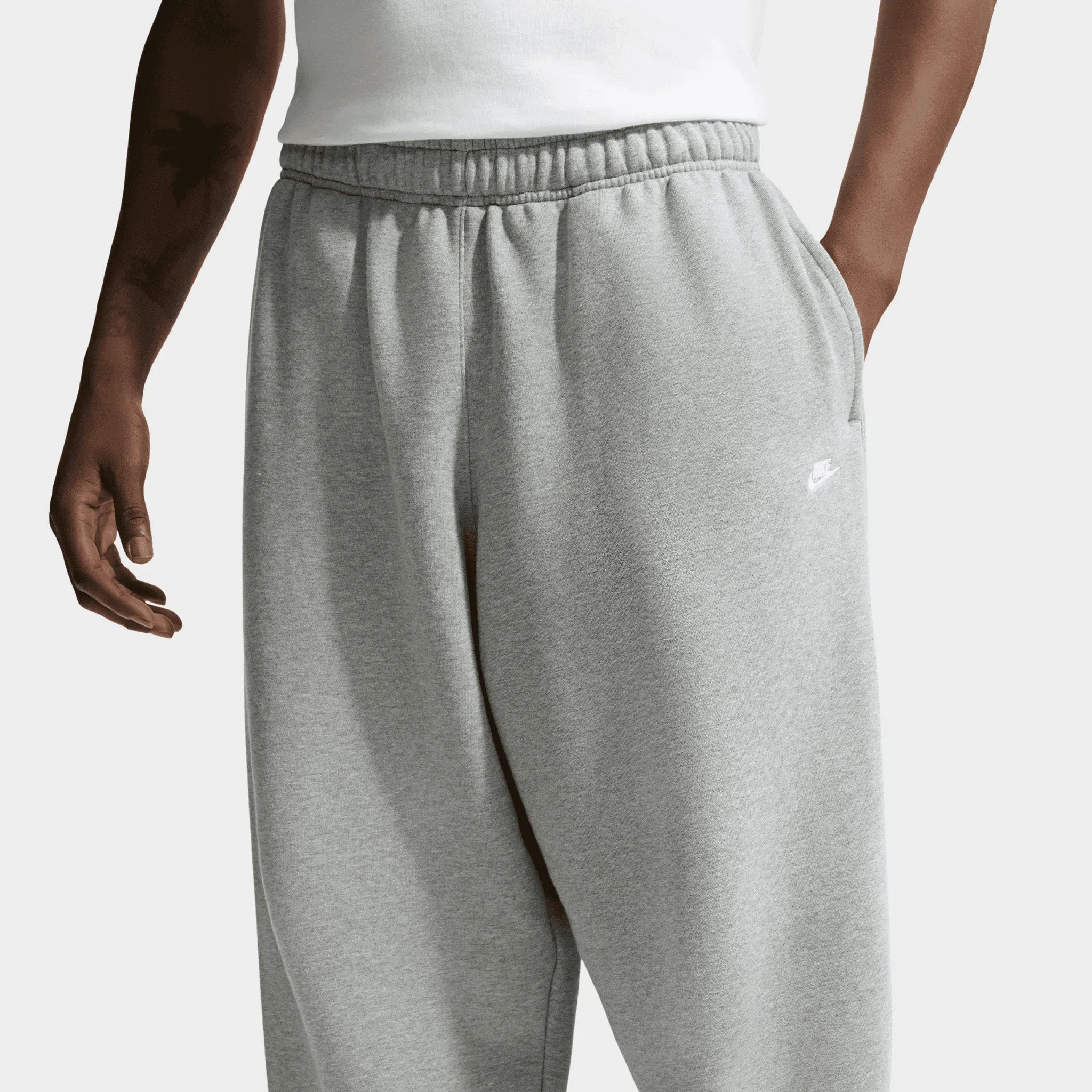 Nike Sportswear Club Oversized French Terry Pants / Grey Heather sold by JD Sports