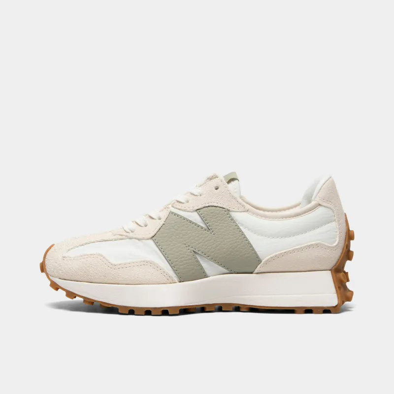 New Balance Women's 327 Linen / Sea Salt Olive sold by JD Sports