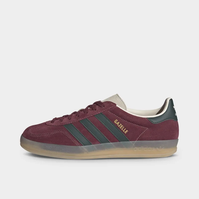 adidas Originals Gazelle Indoor Shadow Red / Shadow Green sold by JD Sports