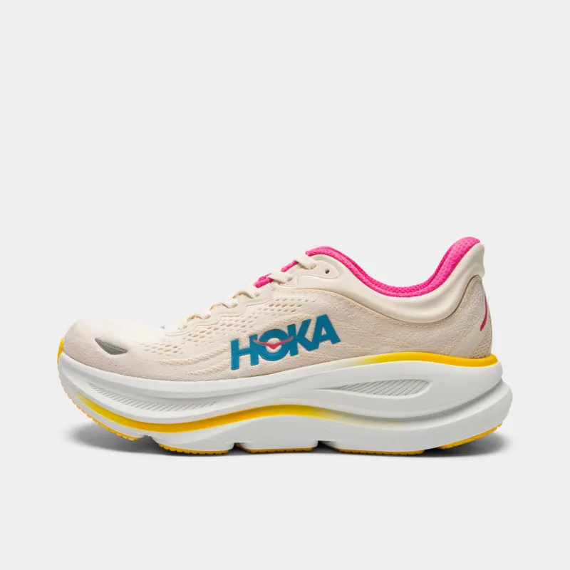 Hoka Women's Bondi 9 Alabaster / Birch sold by JD Sports