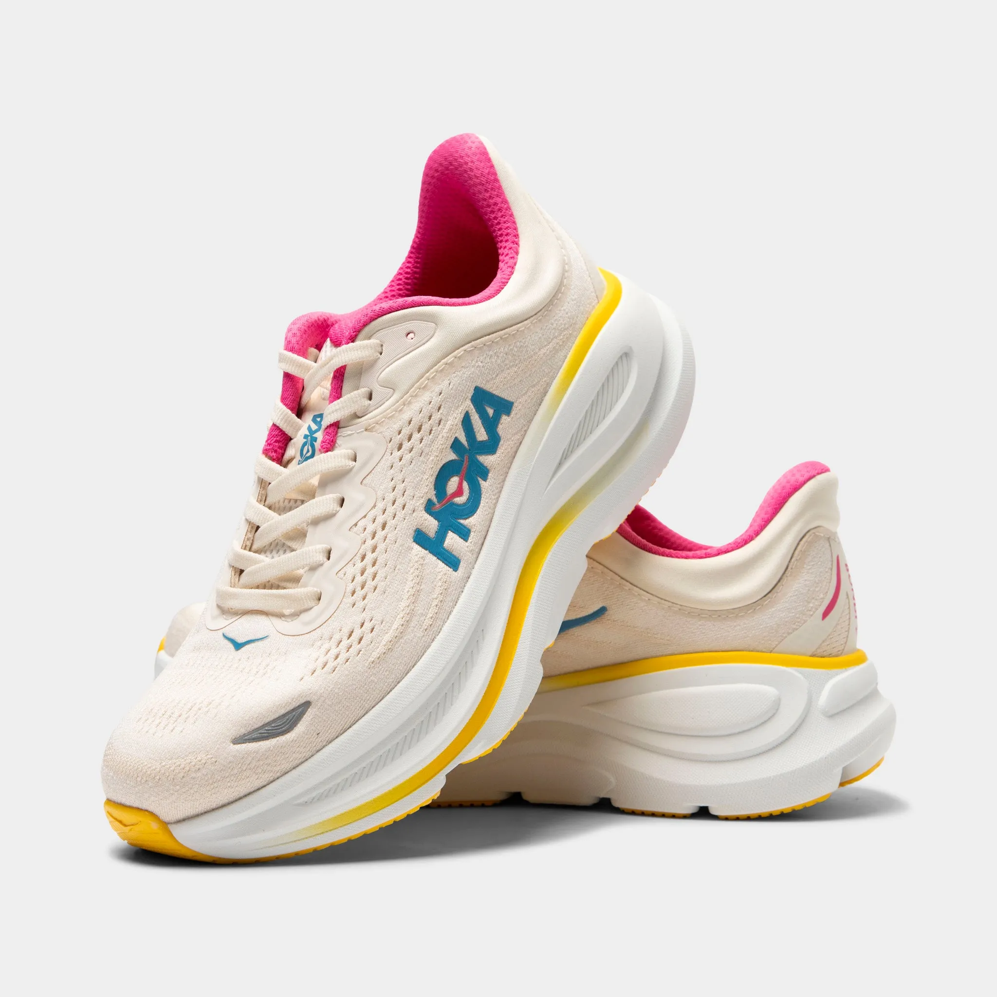 Hoka Women's Bondi 9 Alabaster / Birch sold by JD Sports product image thumbnail 3