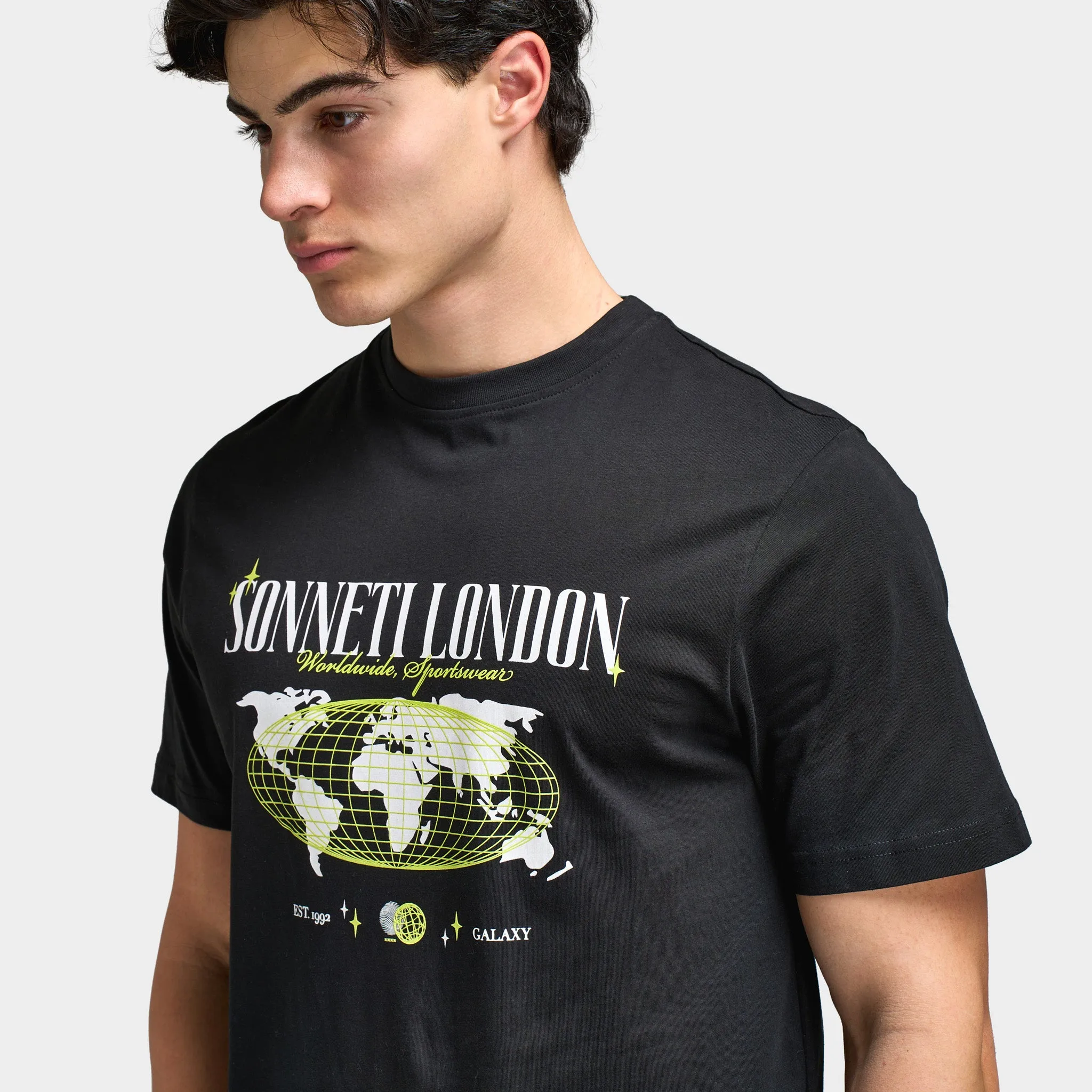 Sonneti International Tee / Black sold by JD Sports product image thumbnail 3