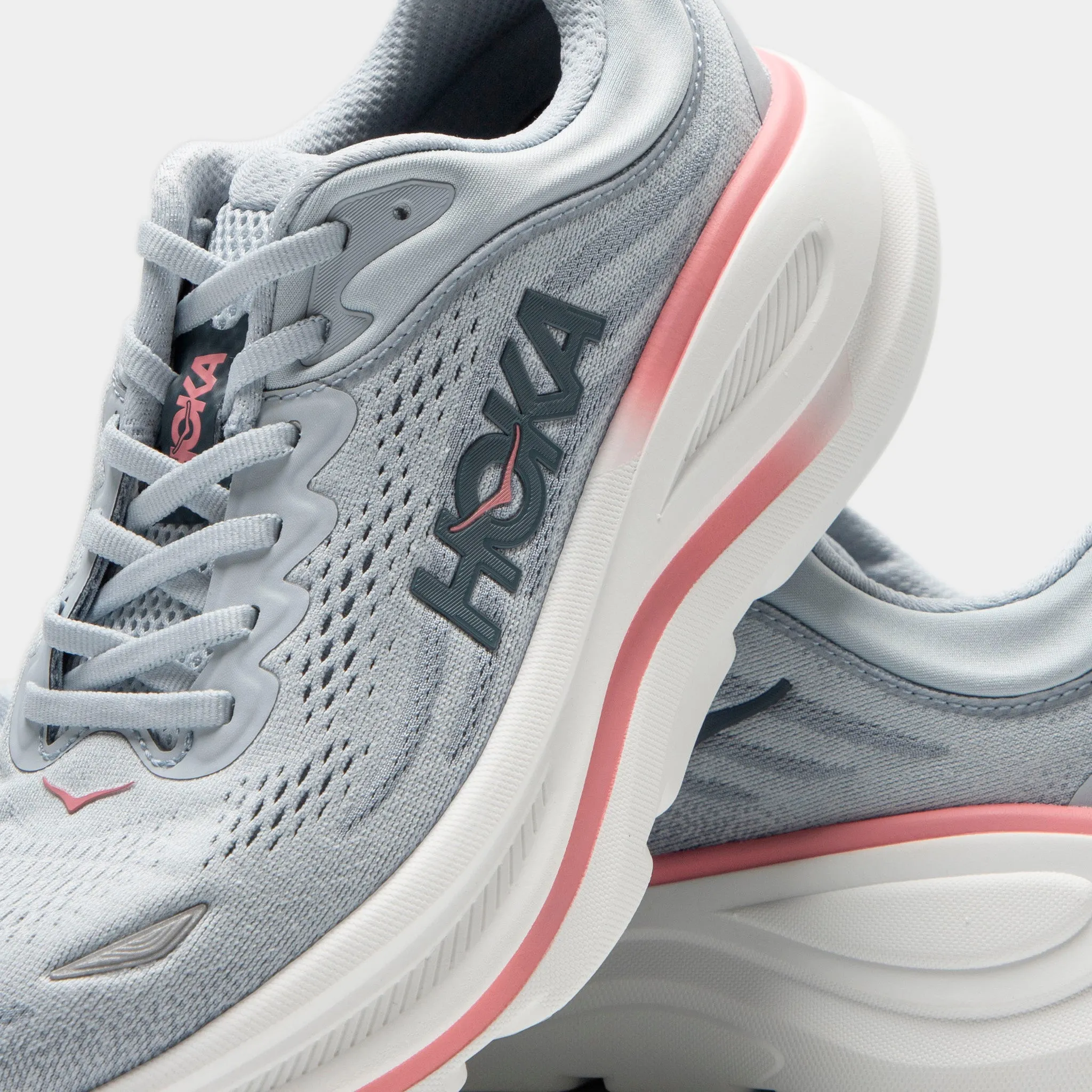 Hoka Women's Bondi 9 Mineral Blue / Washed Blue sold by JD Sports product image thumbnail 3