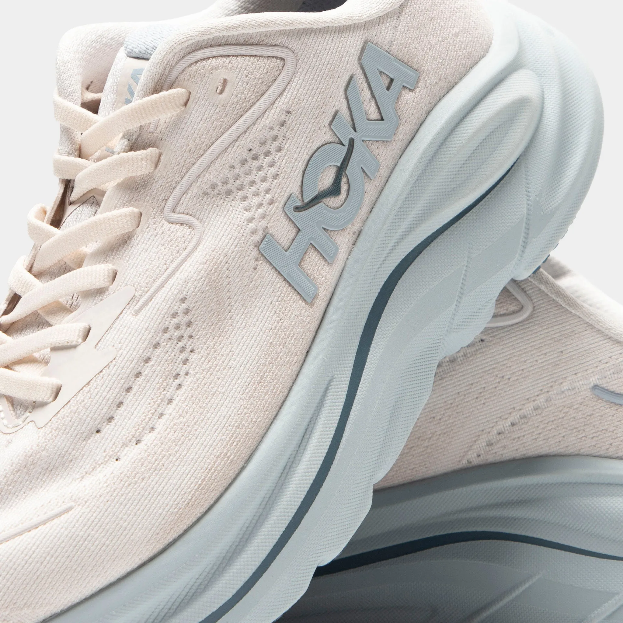 Hoka Women's Clifton 10 Grout / Mineral Blue sold by JD Sports product image thumbnail 3