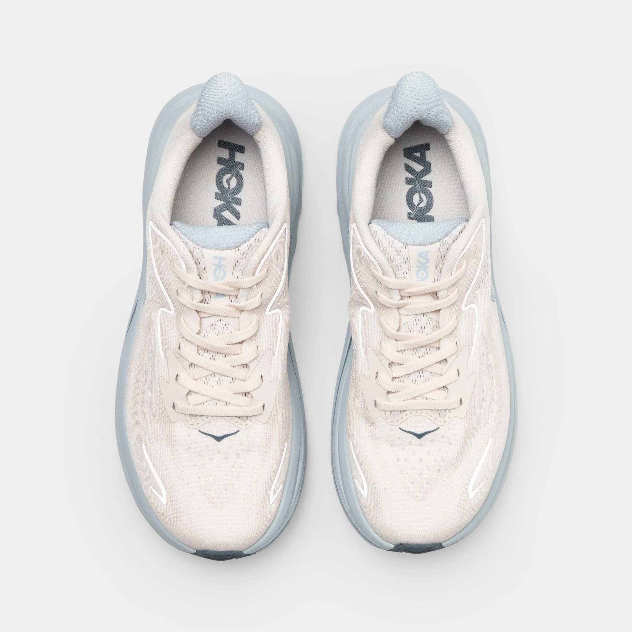 Hoka Women's Clifton 10 Grout / Mineral Blue sold by JD Sports product image thumbnail 5