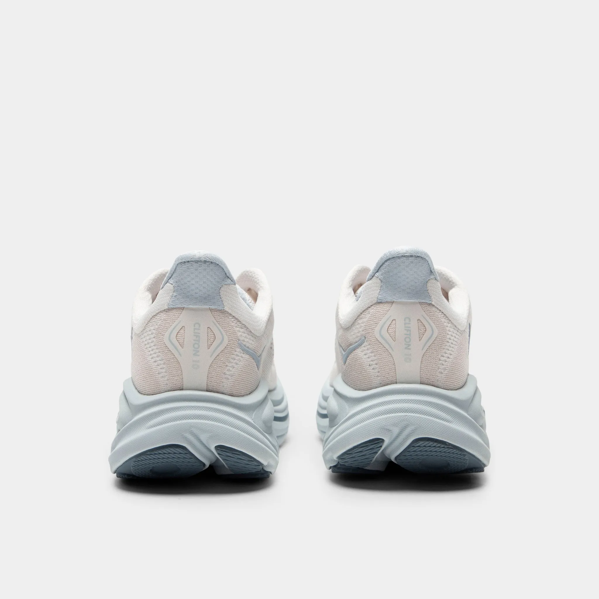 Hoka Women's Clifton 10 Grout / Mineral Blue sold by JD Sports product image thumbnail 4