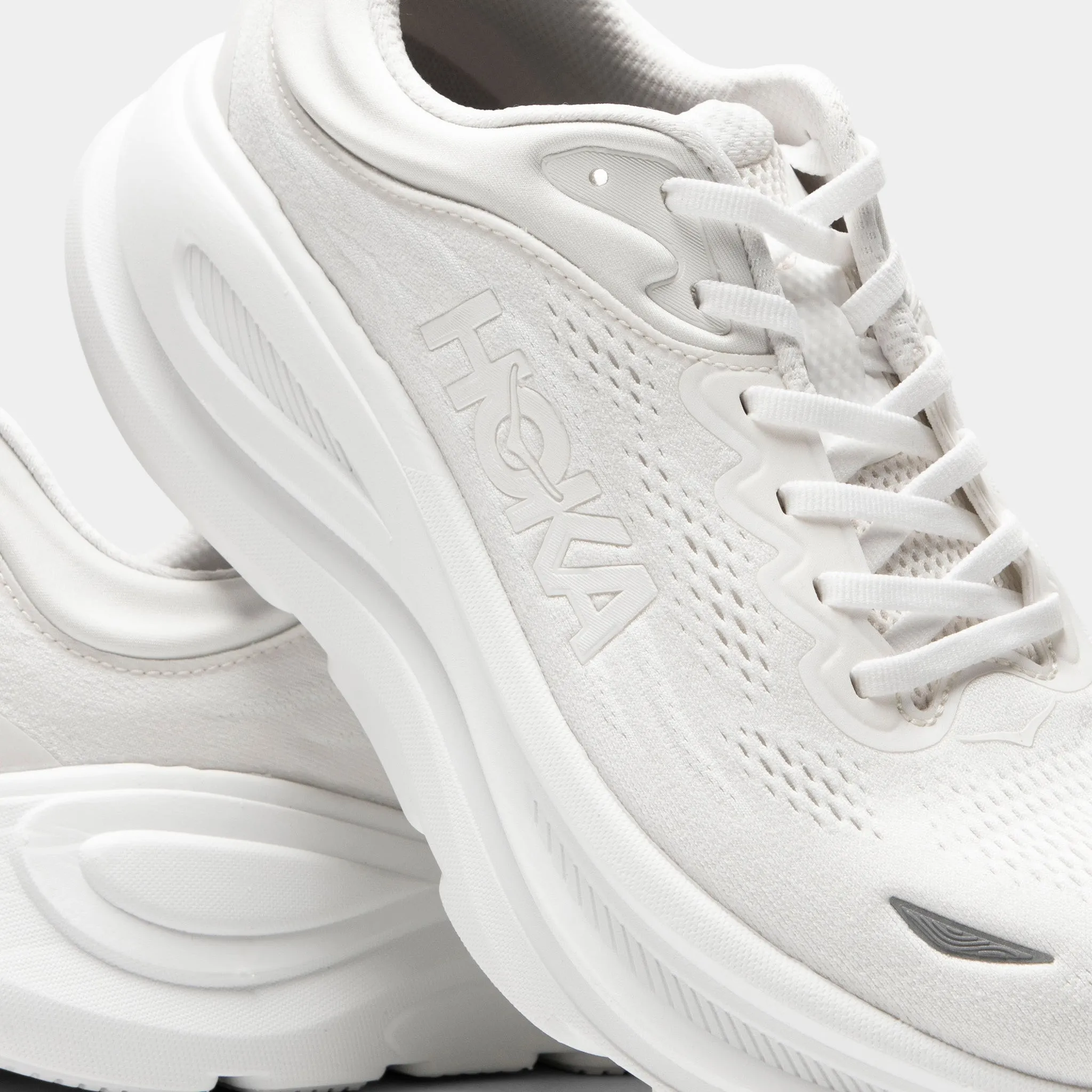 Hoka Bondi 9 White / White sold by JD Sports product image thumbnail 3