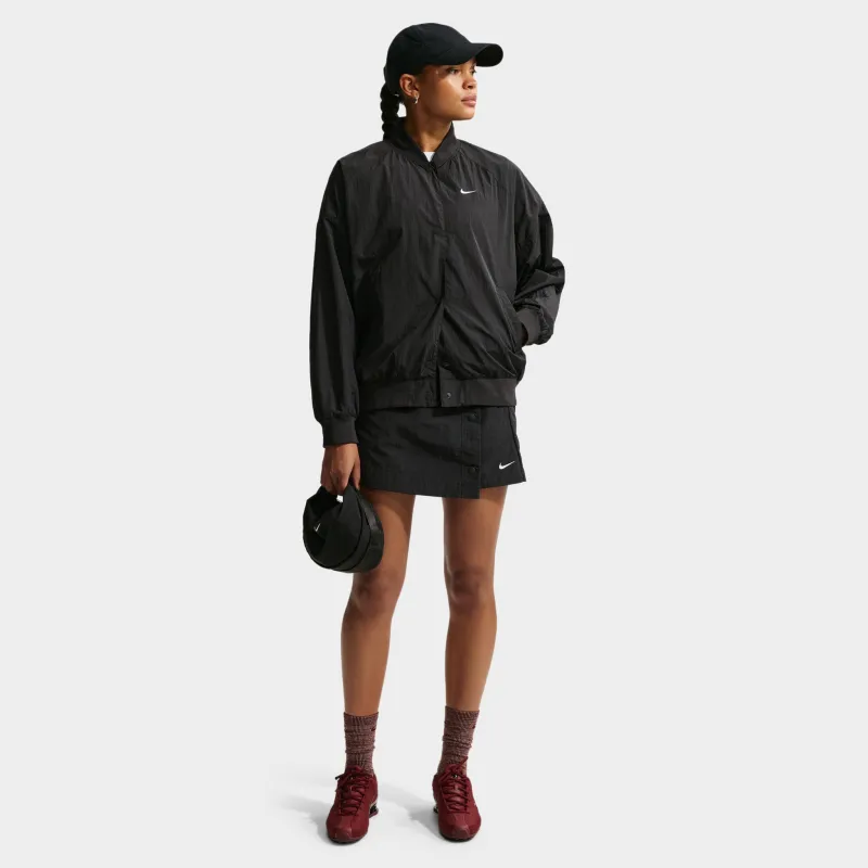 Nike Sportswear Women's Varsity Jacket Black / Chalk made by Nike