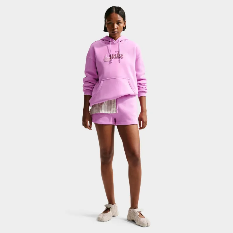 Nike Sportswear Women's Oversized Logo Hoodie Light Magenta / Pink Foam sold by JD Sports