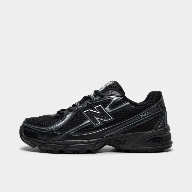 New Balance 740 Black / Metallic Silver sold by JD Sports