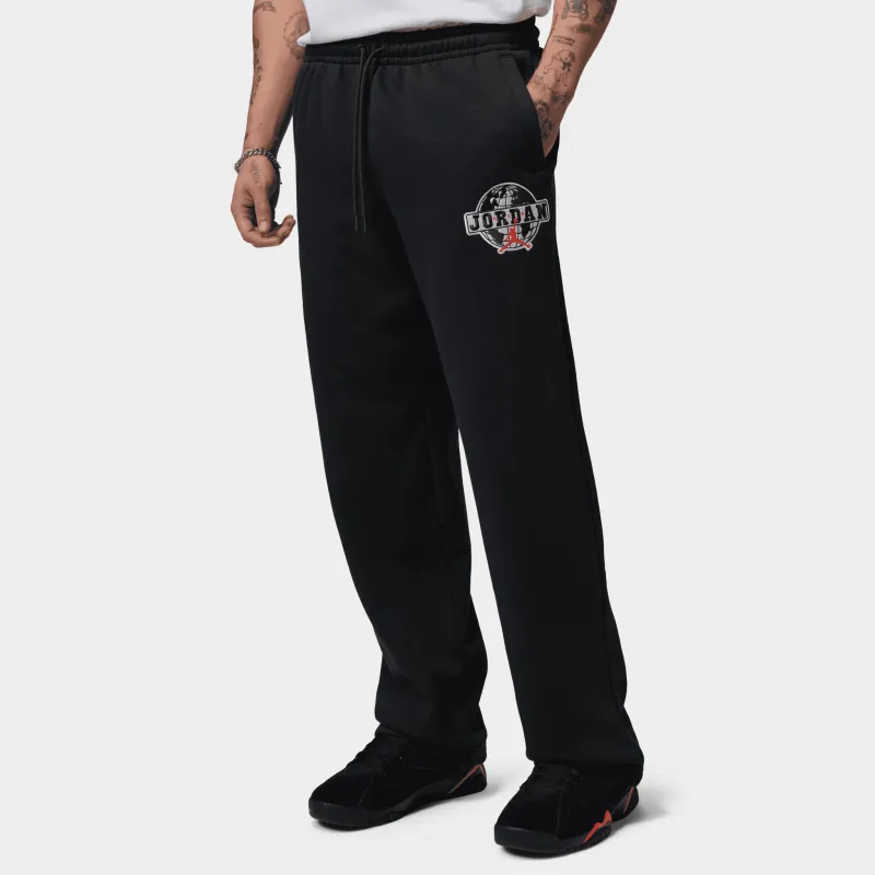 Jordan Brooklyn Open Hem Pants / Black sold by JD Sports