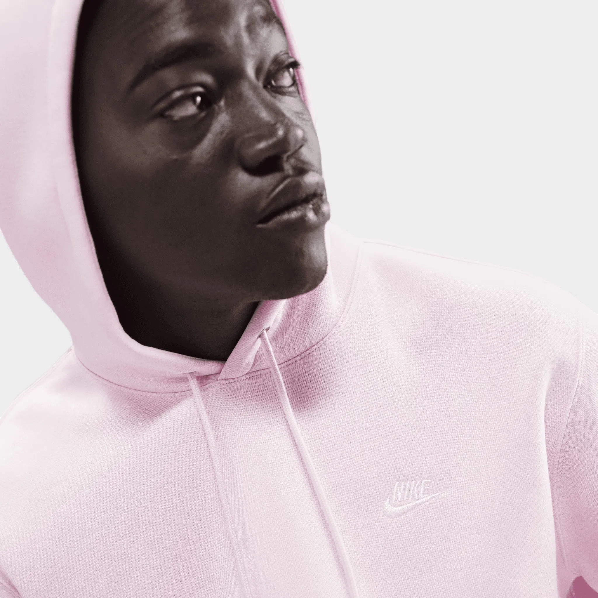 Nike Club Fleece Hoodie / Pink Foam sold by JD Sports product image thumbnail 3