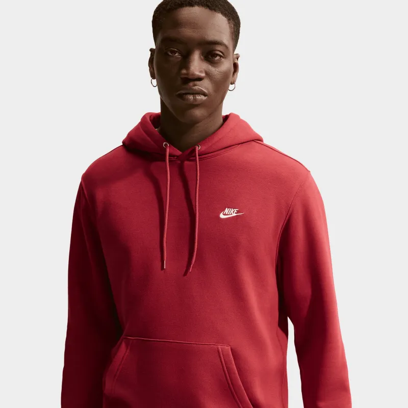 Nike Club Fleece Hoodie / Red sold by JD Sports