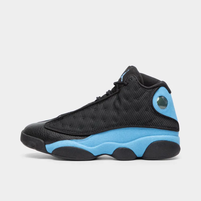 Jordan 13 Retro Black / University Blue - White sold by JD Sports