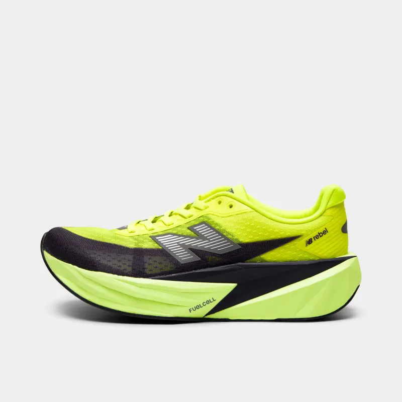 New Balance Women's FuelCell Rebel v5 Alkaline Green / Boysenberry made by New Balance