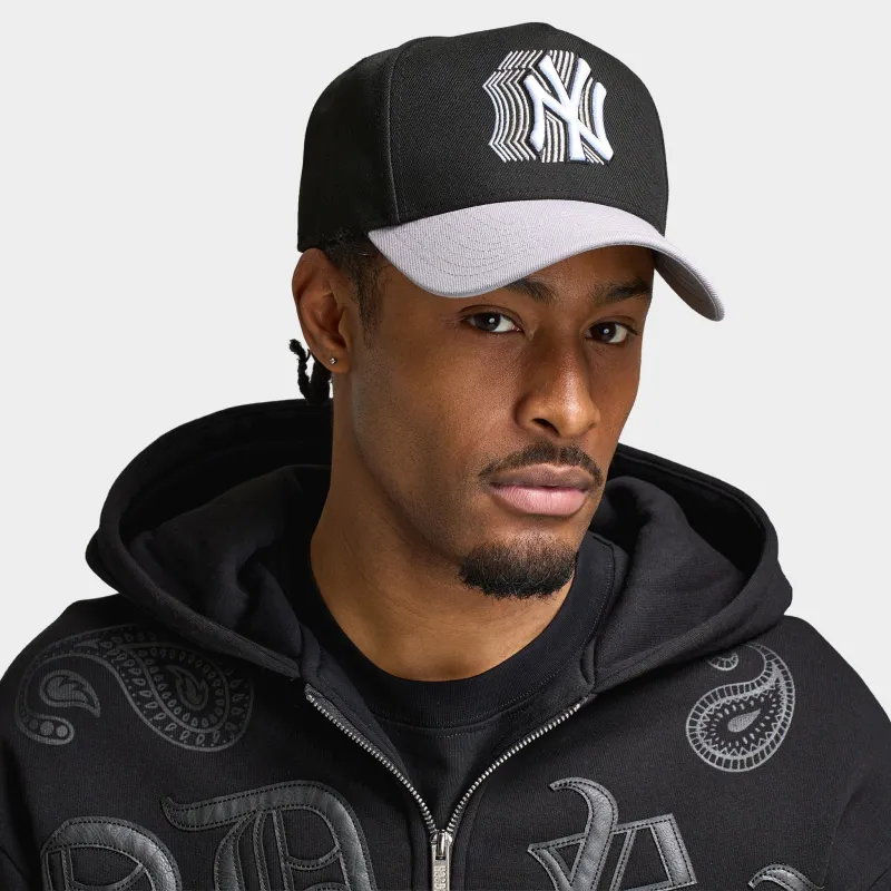 New Era New York Yankees Repeat Logo 9FORTY AF Black / Grey sold by JD Sports