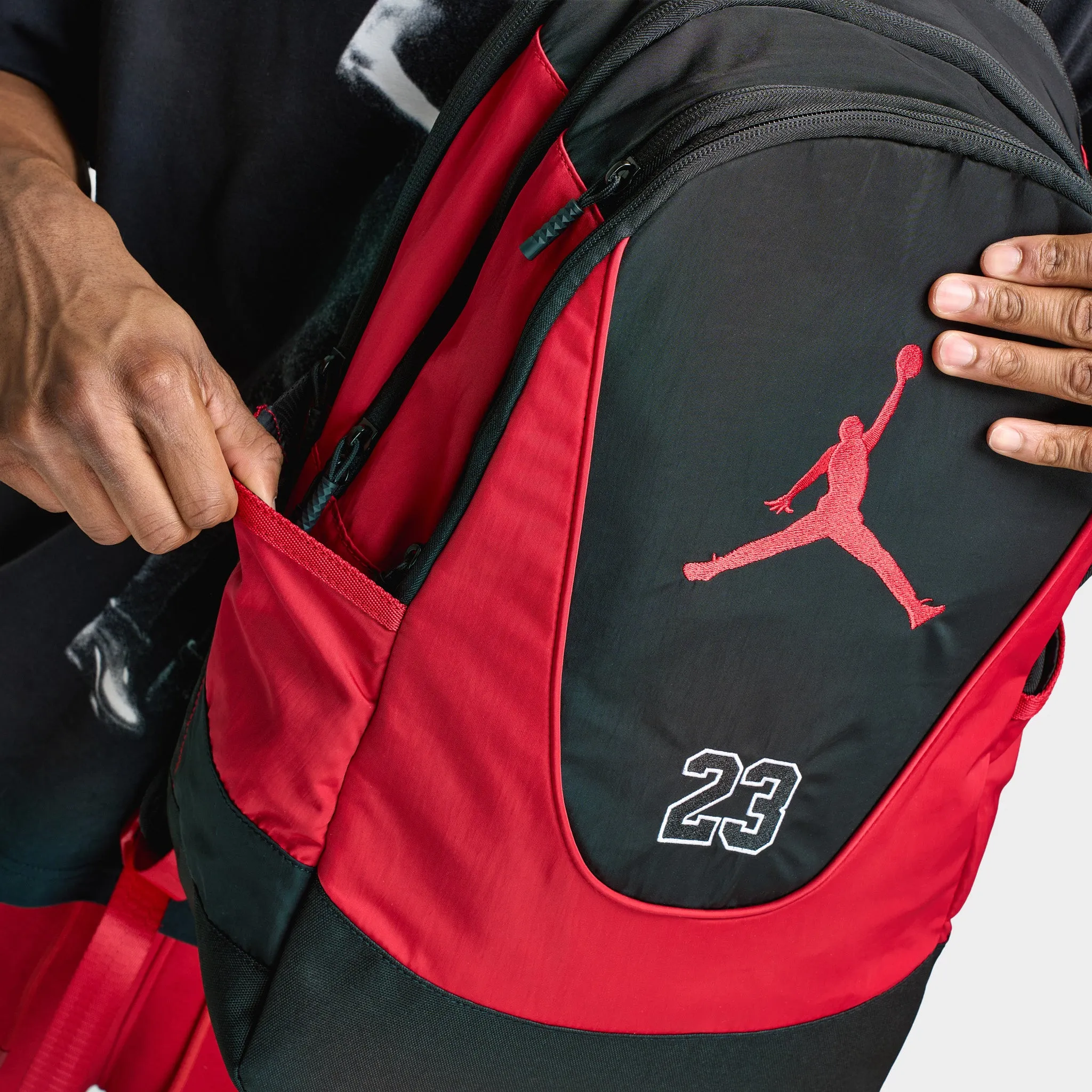 Jordan Flightcore Backpack Black / Gym Red sold by JD Sports product image thumbnail 5