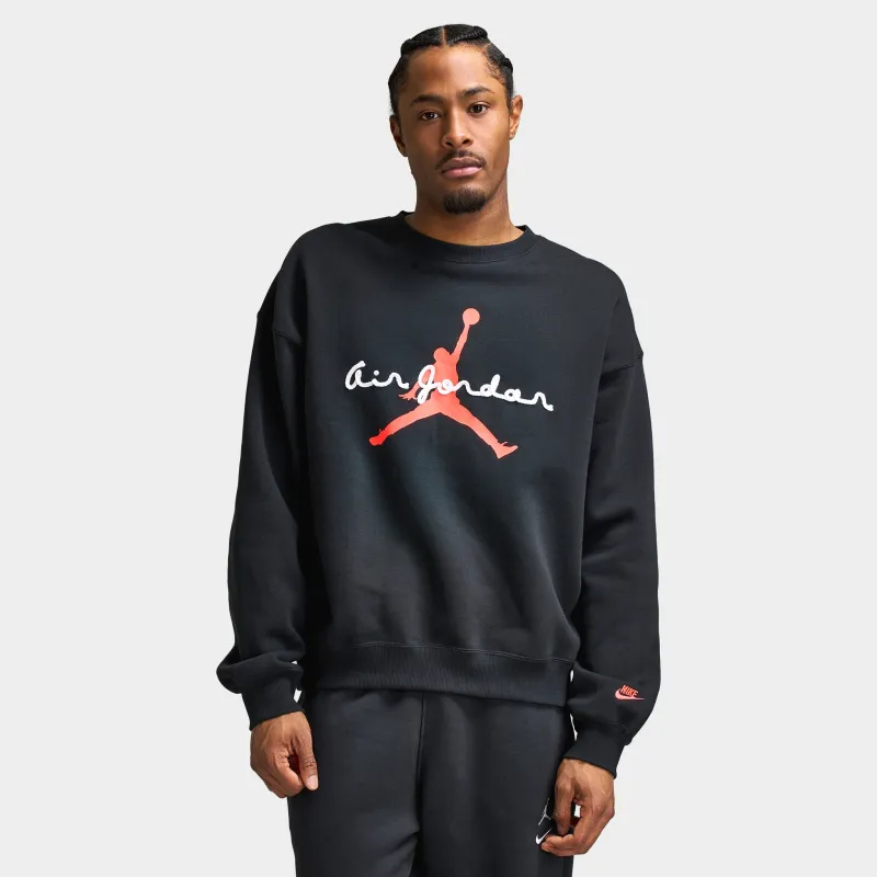 Jordan Brooklyn Fleece Crew / Black sold by JD Sports