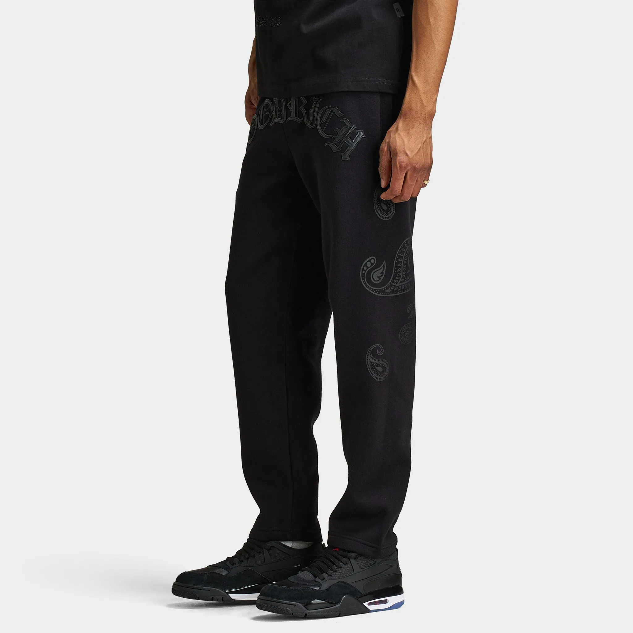 Hoodrich Inkline Oversized Open Hem Jogger / Black sold by JD Sports product image thumbnail 4