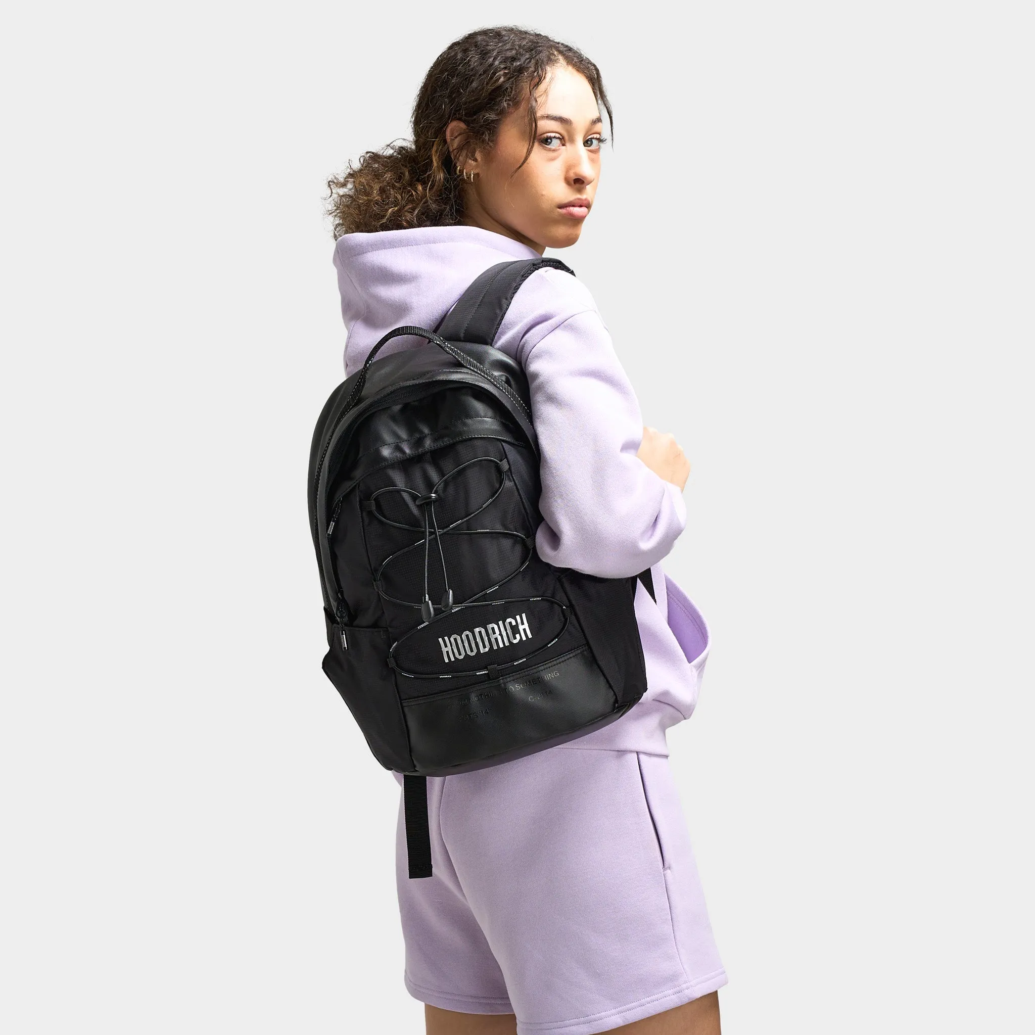 Hoodrich Peak Backpack Black / White - Reflective sold by JD Sports product image thumbnail 3
