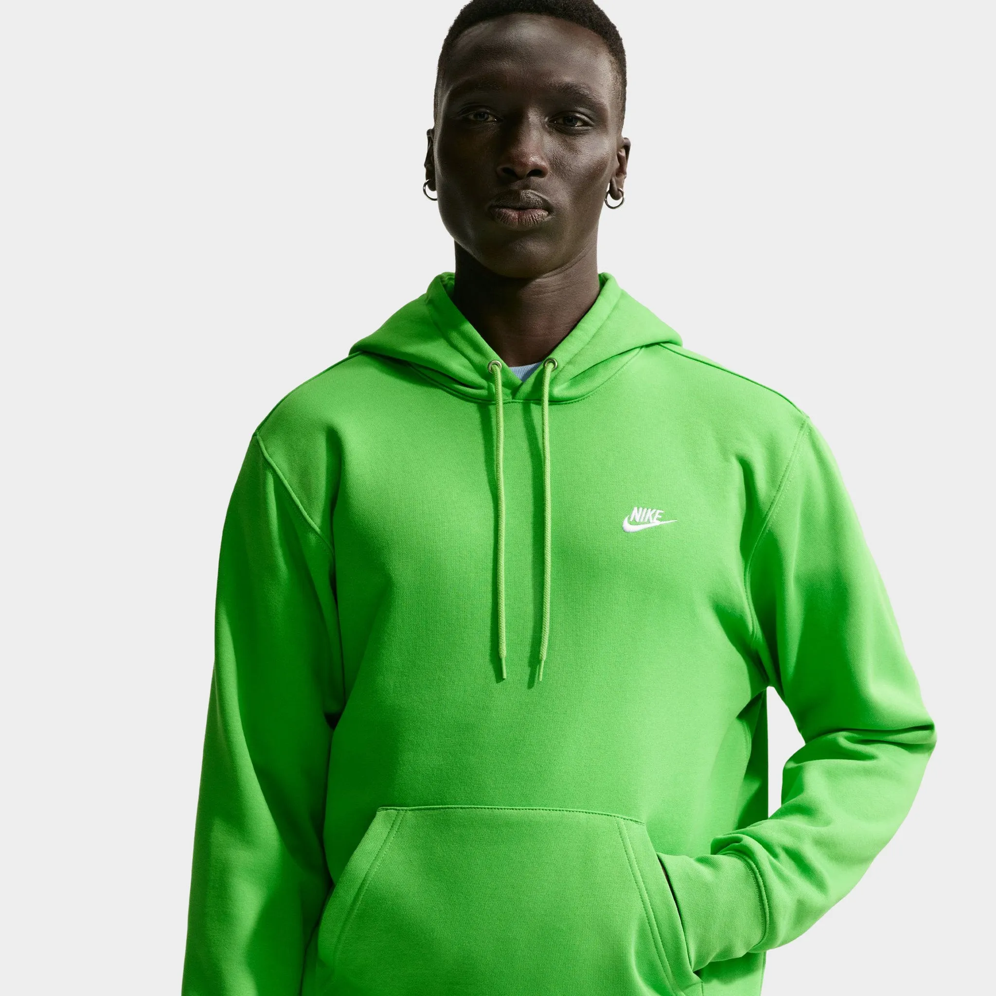 Nike Club Fleece Hoodie / Mean Green sold by JD Sports product image thumbnail 3