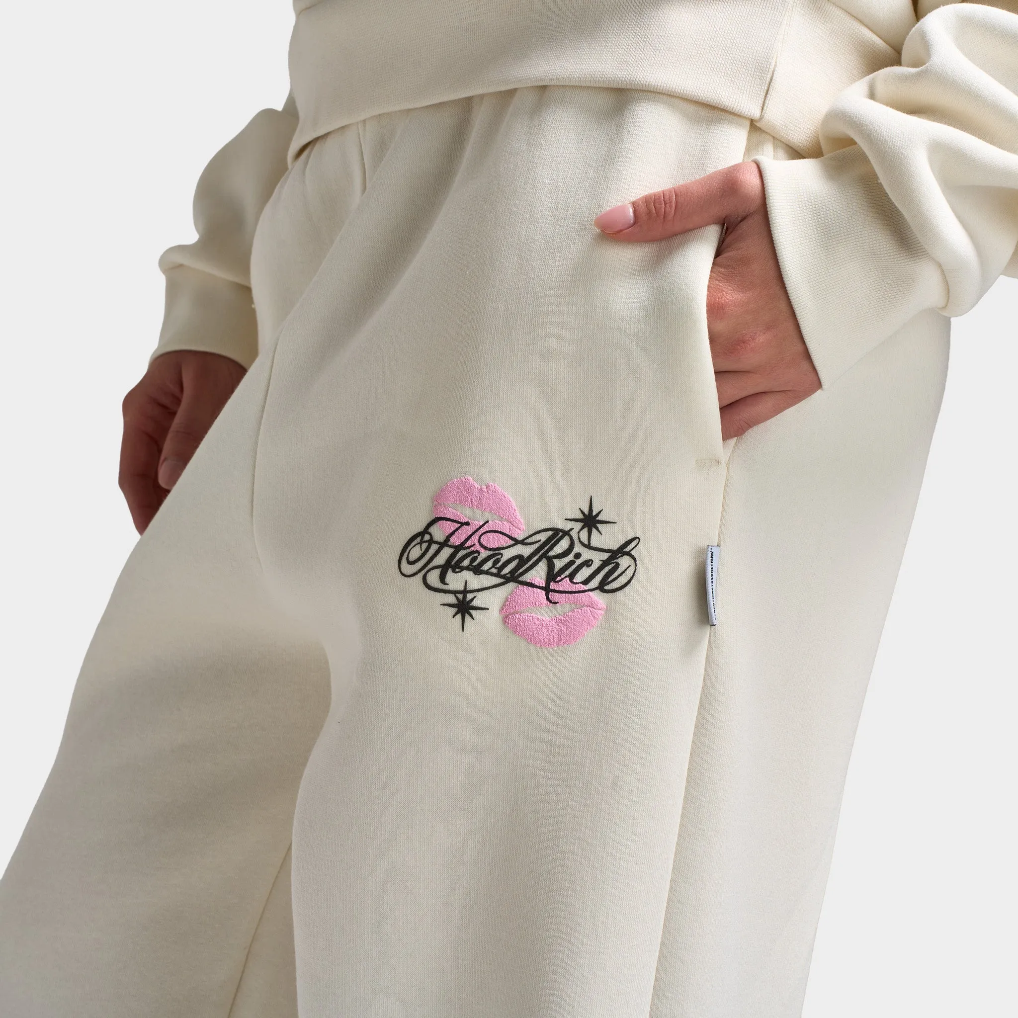 Hoodrich Women's Vision Oversized Joggers White / Pink sold by JD Sports product image thumbnail 3