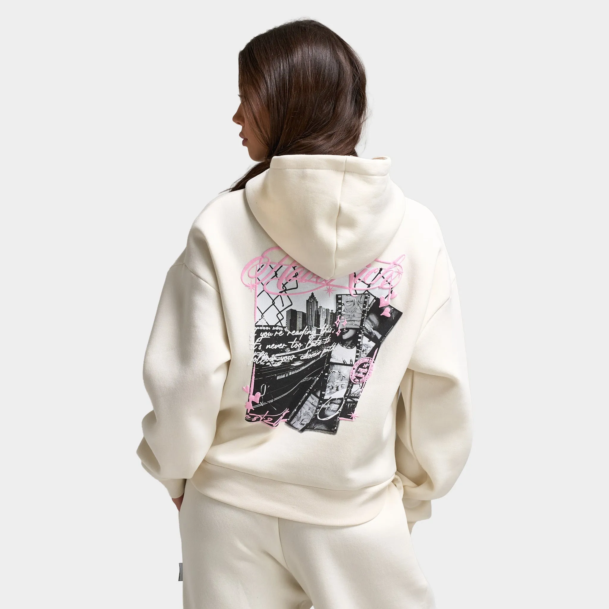 Hoodrich Women's Vision Hoodie White / Pink sold by JD Sports product image thumbnail 4