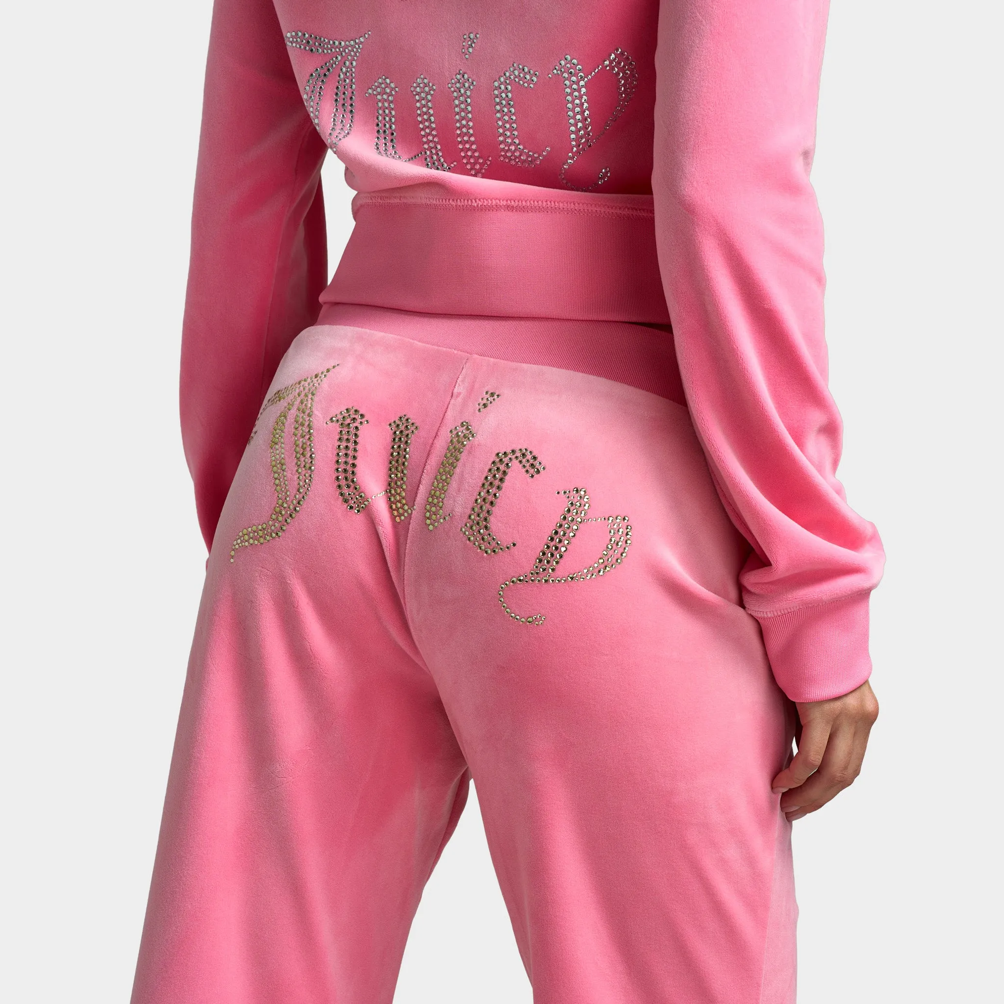 Juicy Couture Women's OG Bling Track Pants Hot Hot / Gold Hotfix sold by JD Sports product image thumbnail 3