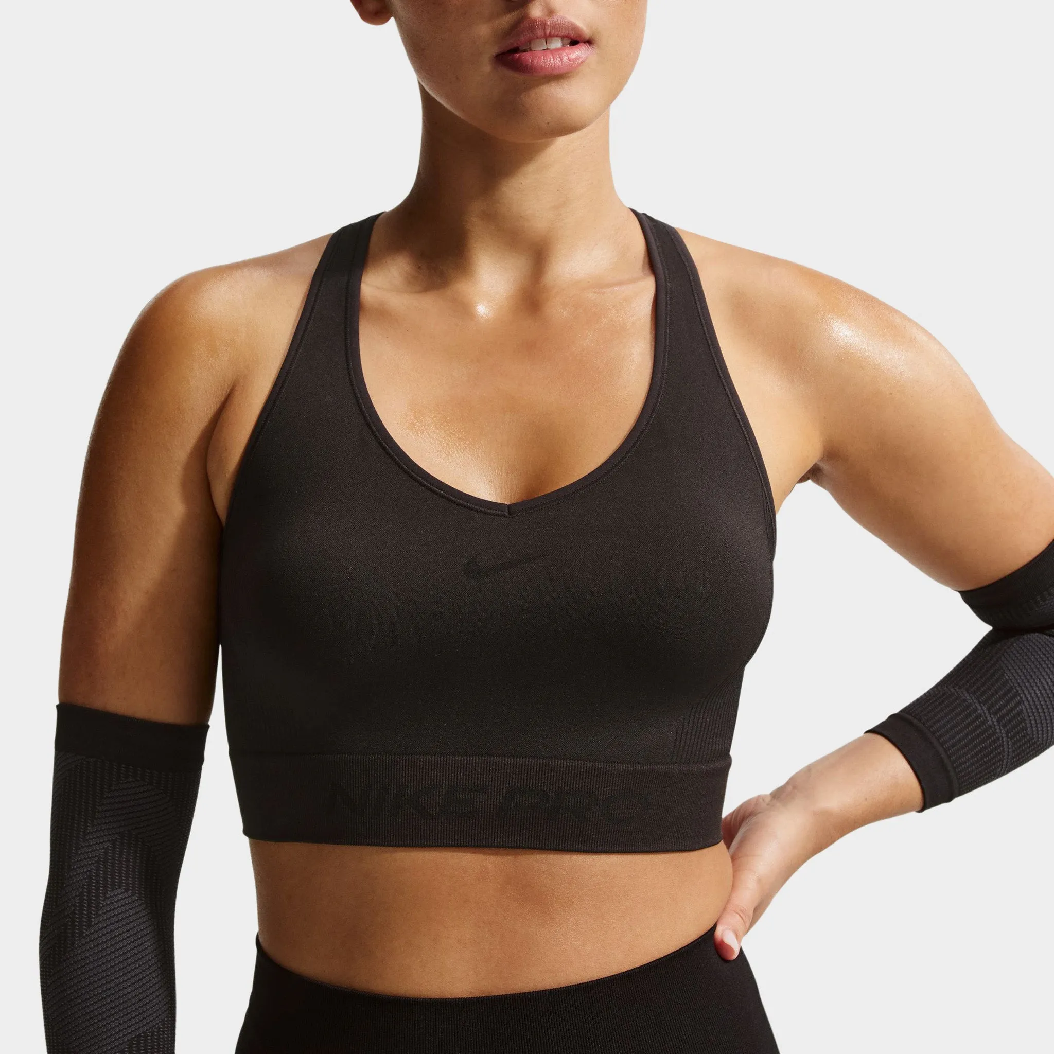 Nike Pro Women's Dry Fit Seamless Tank / Black sold by JD Sports product image thumbnail 3