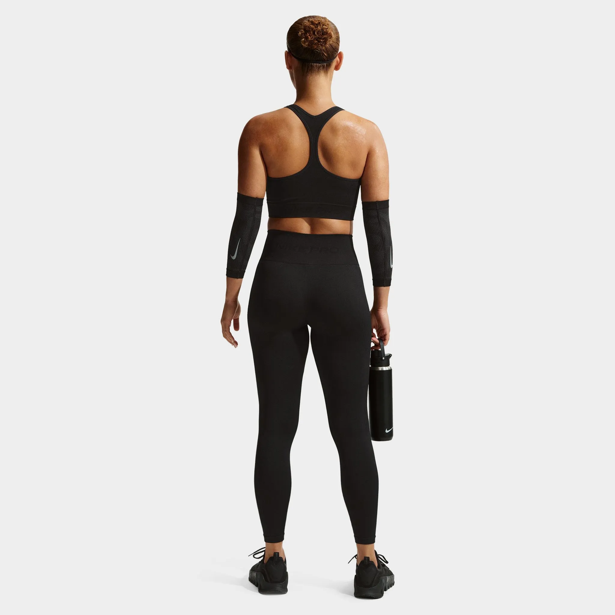 Nike Pro Women's Dry Fit Seamless Highrise 7/8 Tight / Black sold by JD Sports product image thumbnail 2