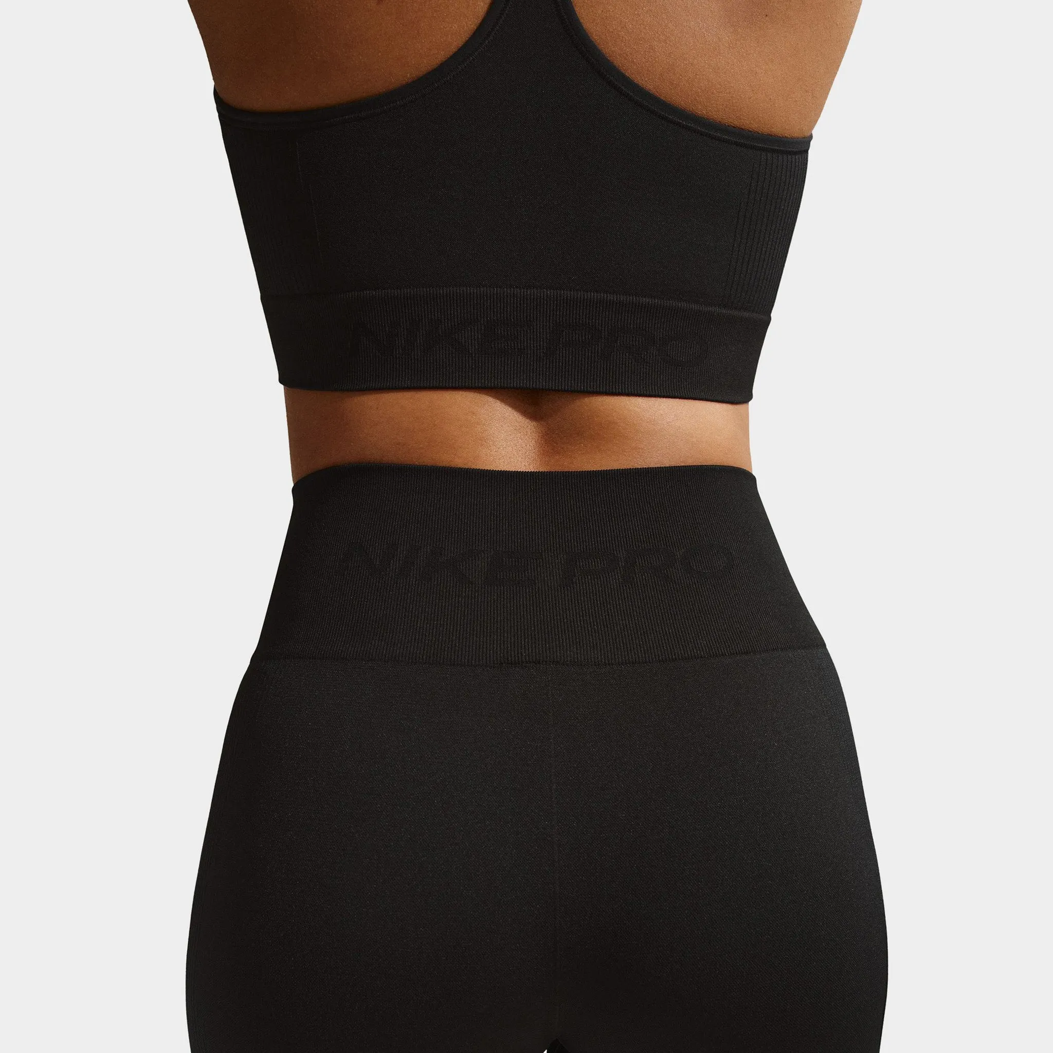 Nike Pro Women's Dry Fit Seamless Highrise 7/8 Tight / Black sold by JD Sports product image thumbnail 4