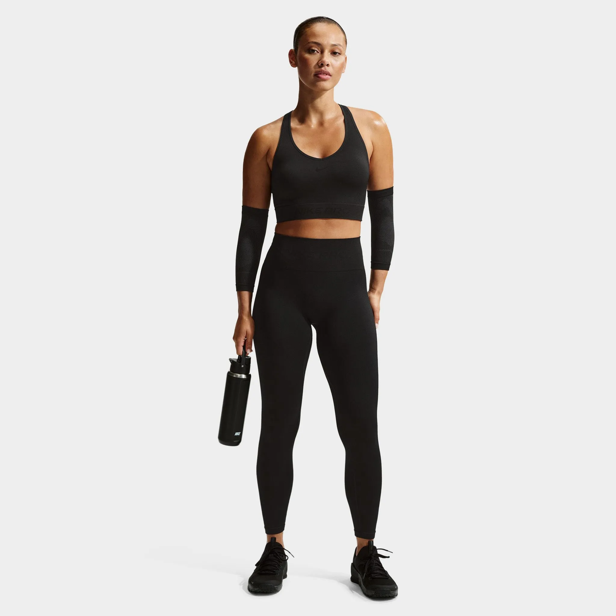 Nike Pro Women's Dry Fit Seamless Highrise 7/8 Tight / Black sold by JD Sports