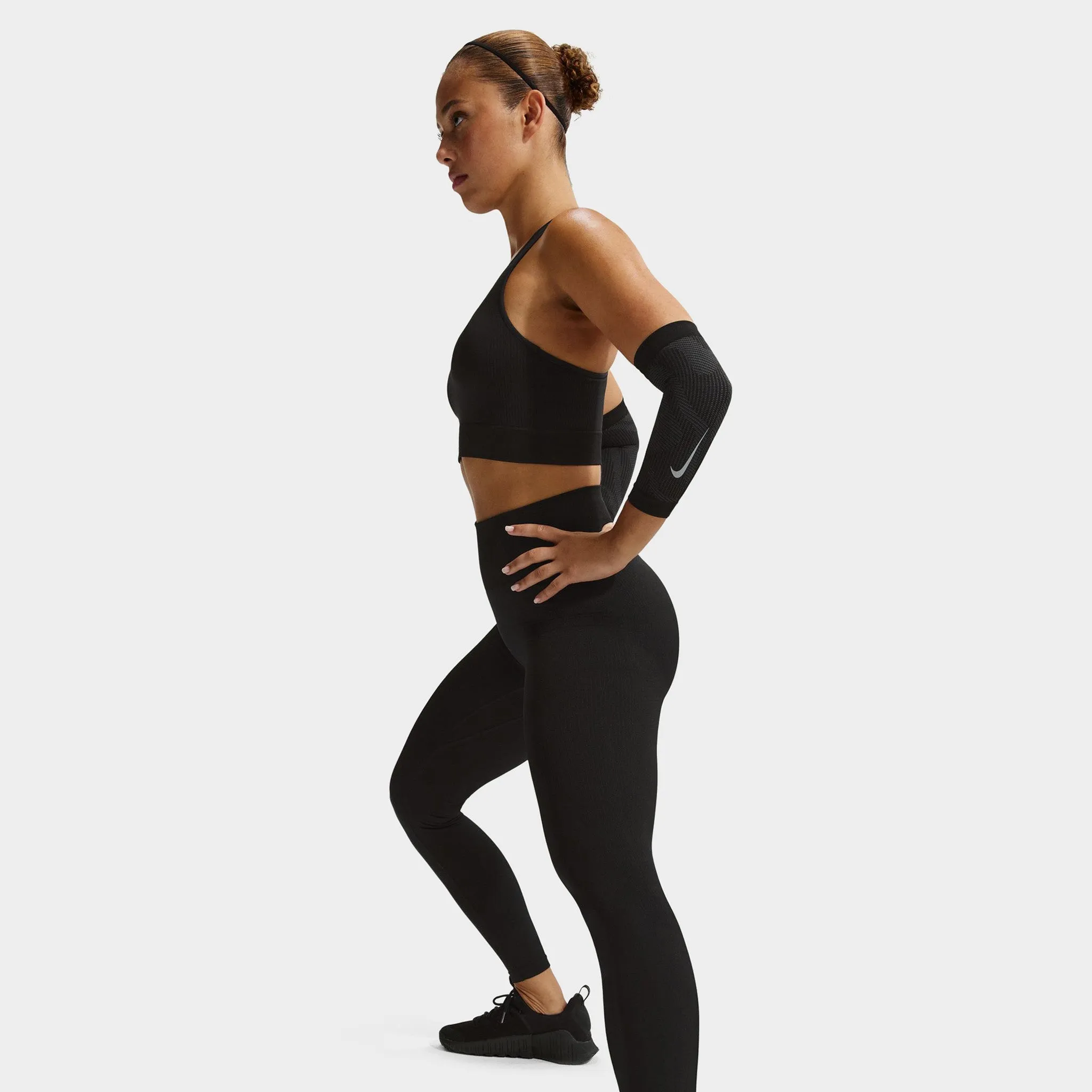 Nike Pro Women's Dry Fit Seamless Highrise 7/8 Tight / Black sold by JD Sports product image thumbnail 5