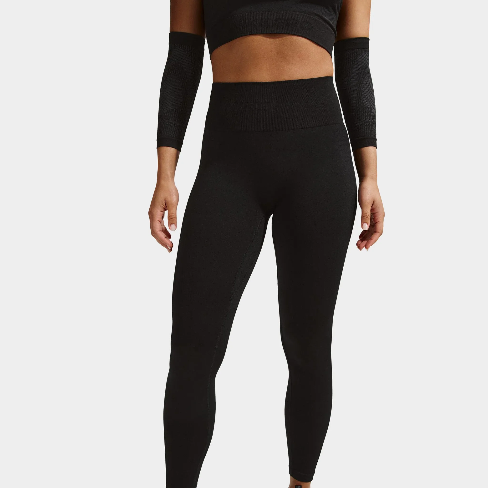 Nike Pro Women's Dry Fit Seamless Highrise 7/8 Tight / Black sold by JD Sports product image thumbnail 3