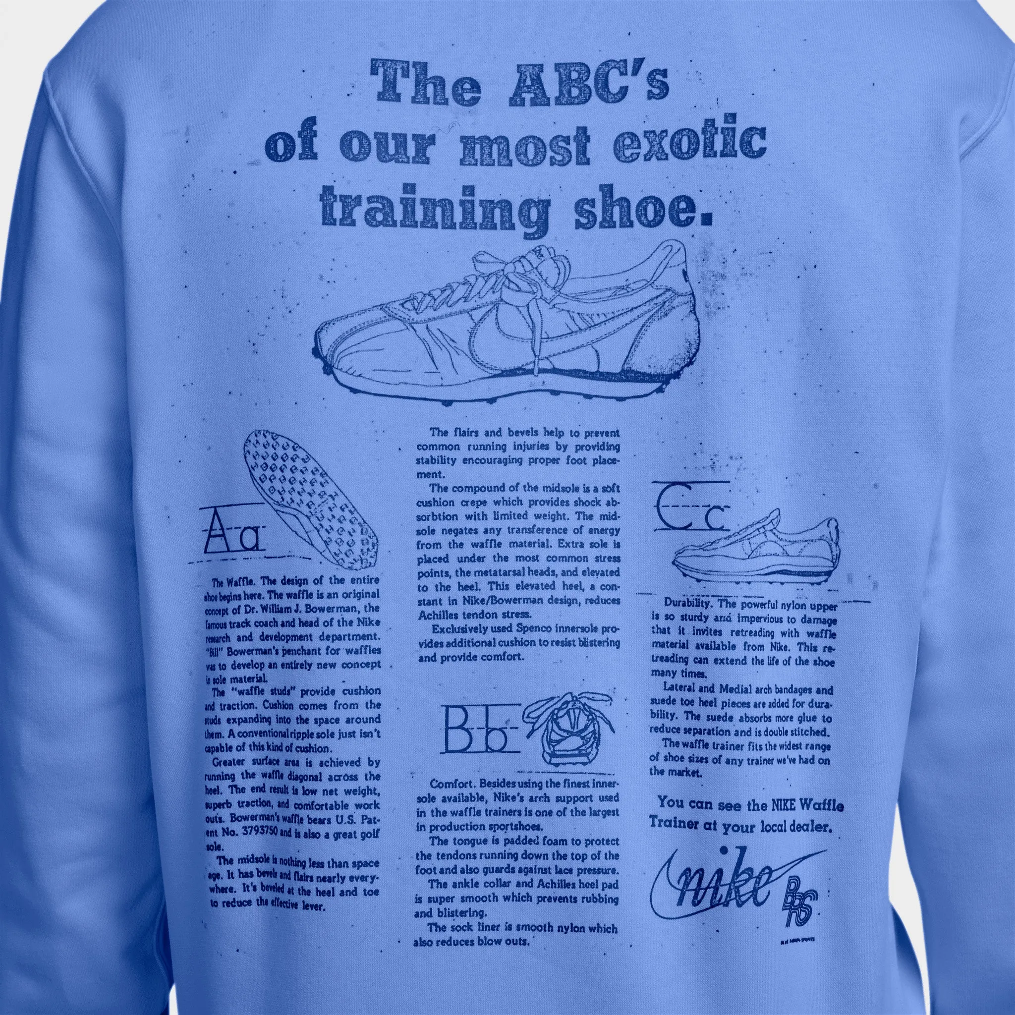 Nike Sportswear Club Fleece Crew Sweatshirt / Blue sold by JD Sports product image thumbnail 5