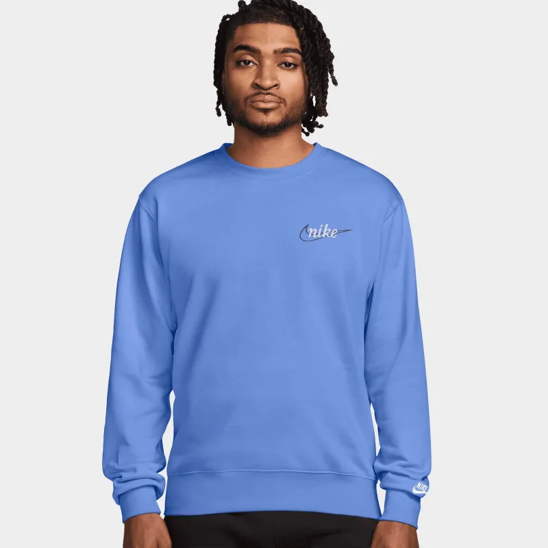Nike Sportswear Club Fleece Crew Sweatshirt / Blue sold by JD Sports