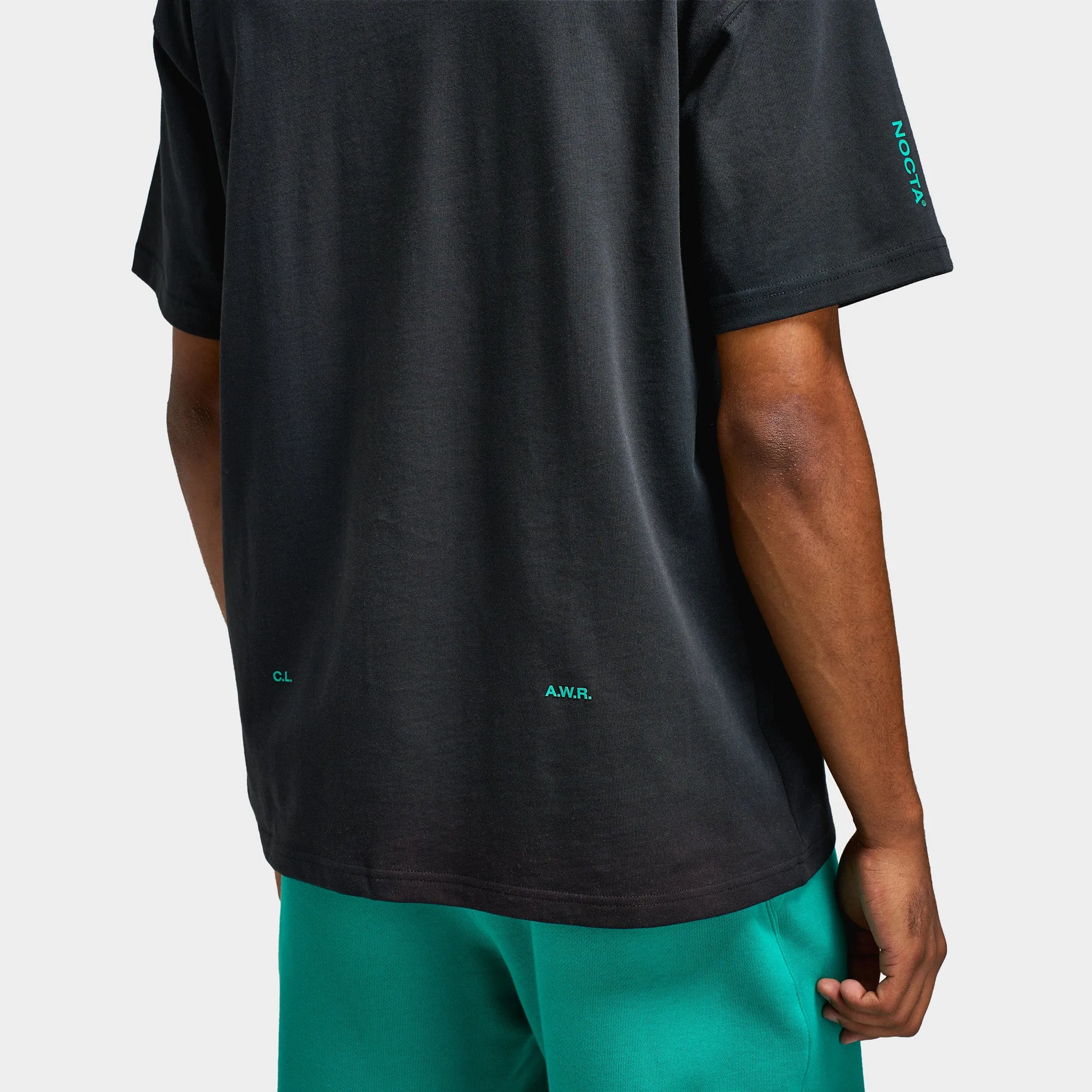Nike NOCTA CS T-Shirt Black / Neptune Green sold by JD Sports product image thumbnail 4