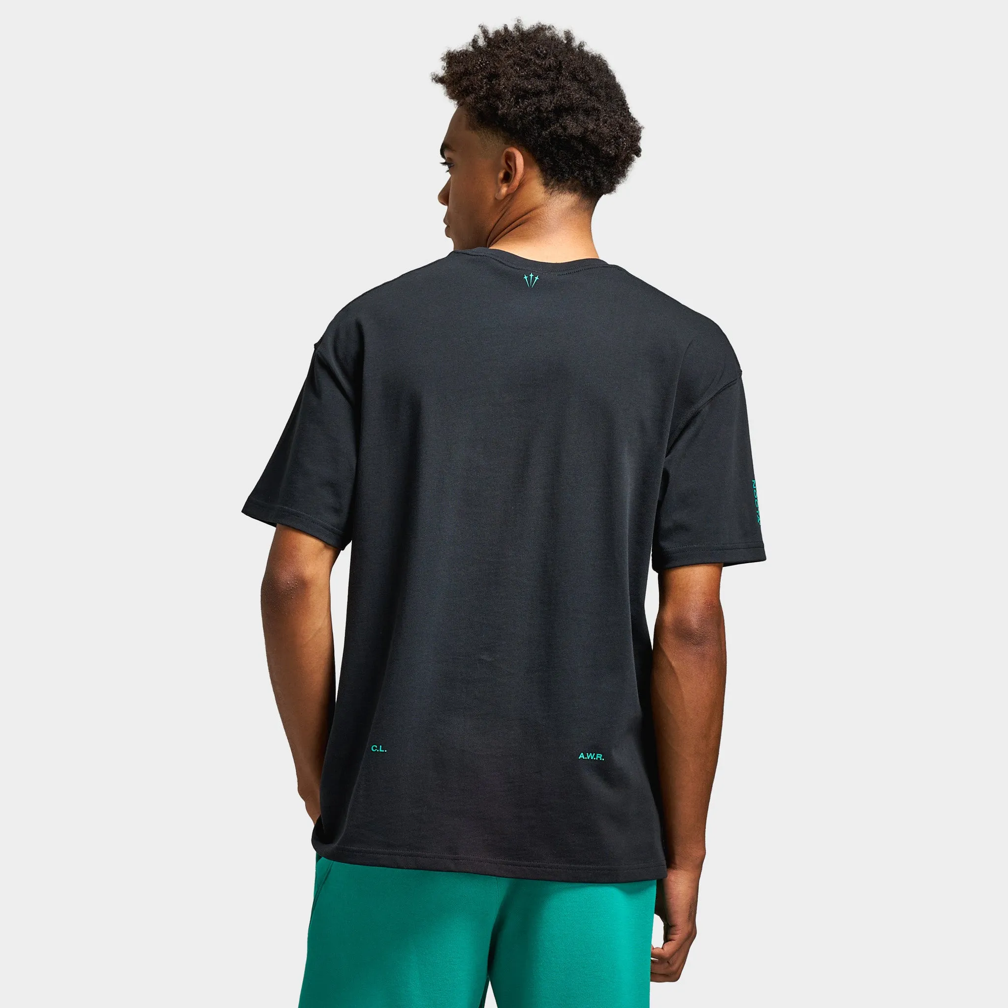 Nike NOCTA CS T-Shirt Black / Neptune Green sold by JD Sports product image thumbnail 2