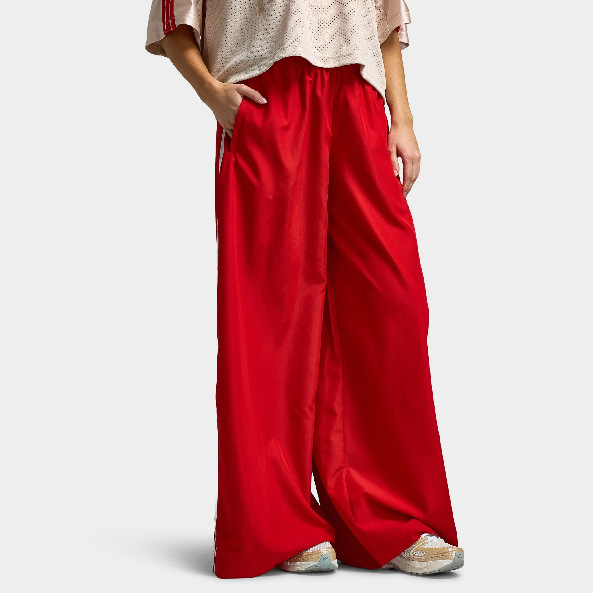 adidas Women's Firebird Adilenium Track Pants Better Scarlet / White sold by JD Sports product image thumbnail 5