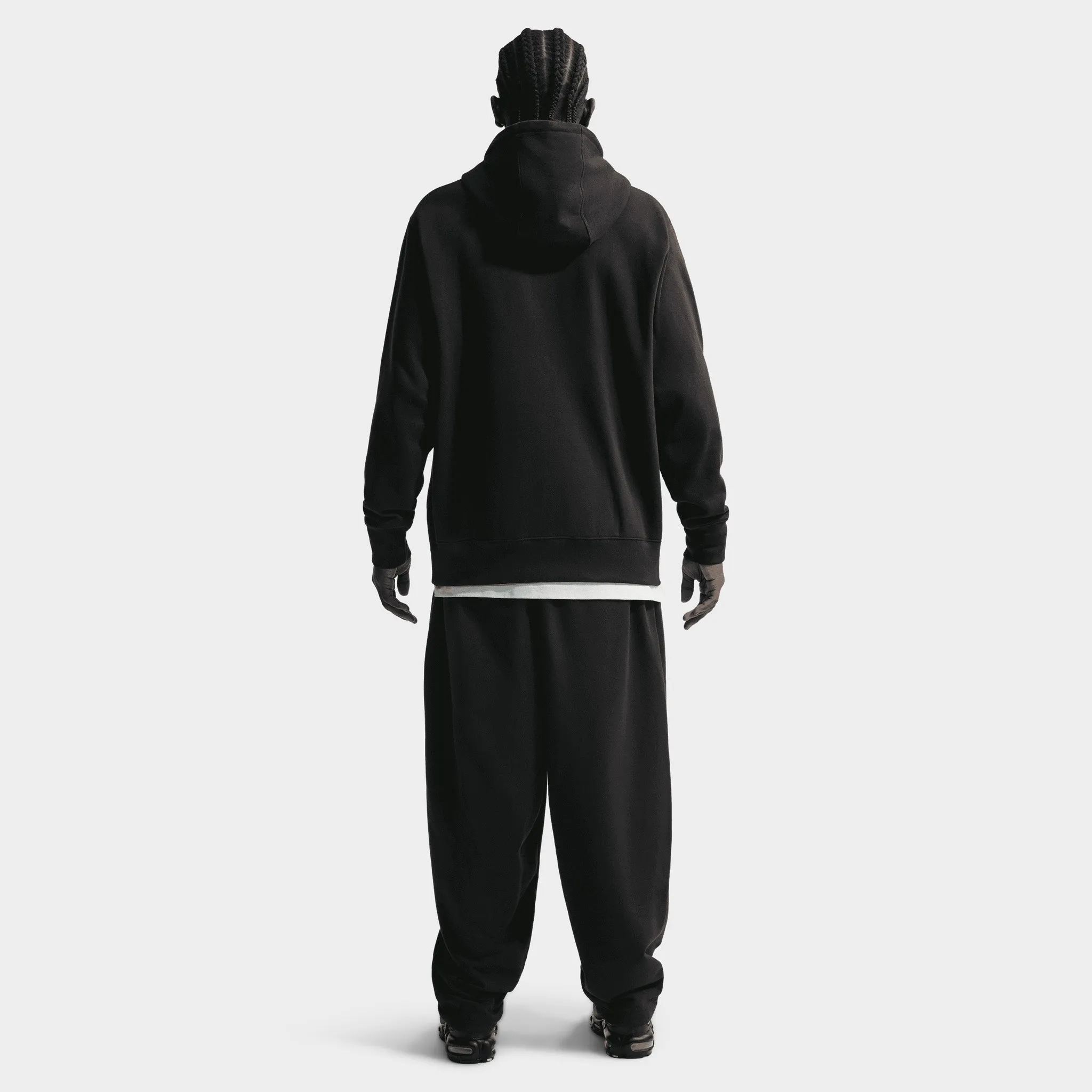 Nike Sportswear Club Oversized French-Terry Trousers / Black sold by JD Sports product image thumbnail 4