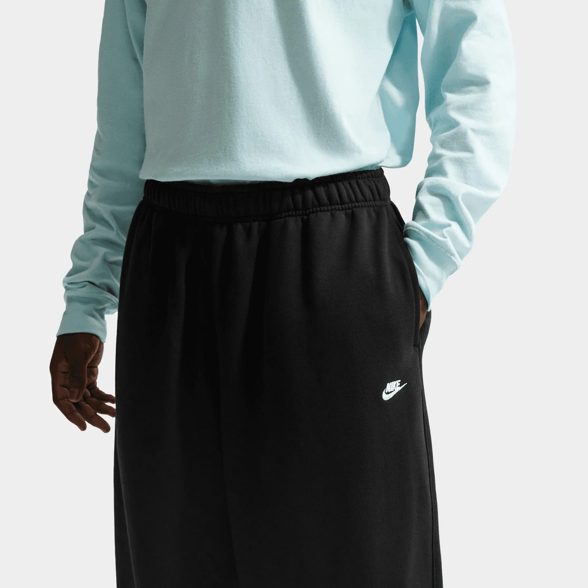 Nike Sportswear Club Oversized French-Terry Trousers / Black sold by JD Sports