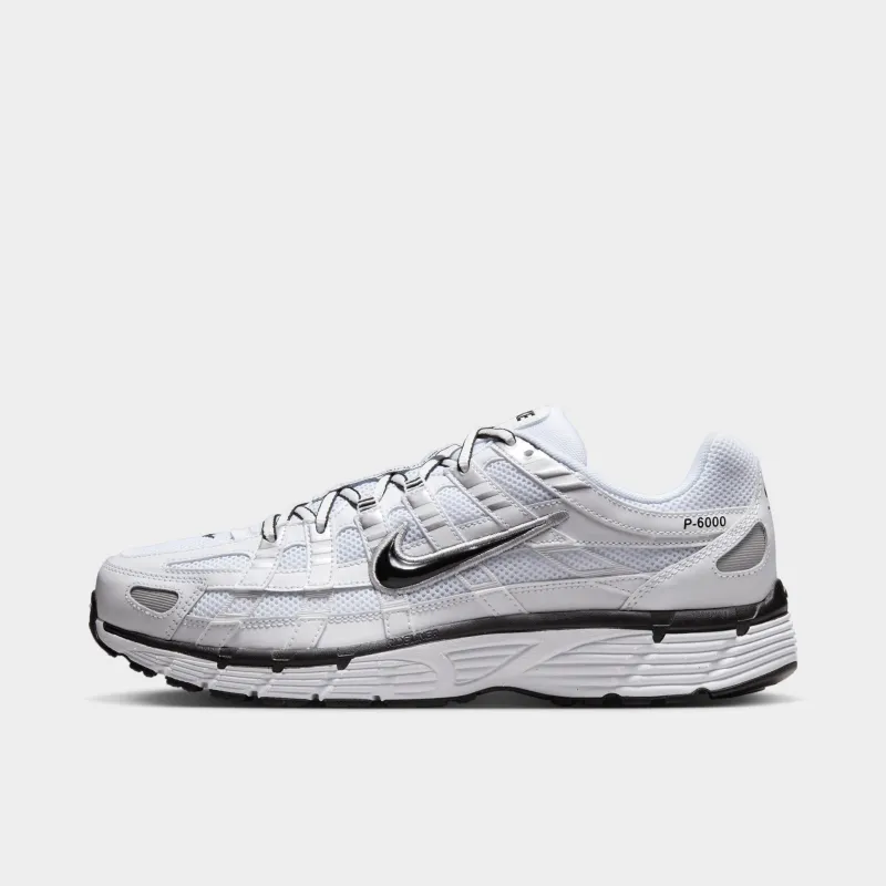Nike P-6000 White / Black - Metallic Silver sold by JD Sports