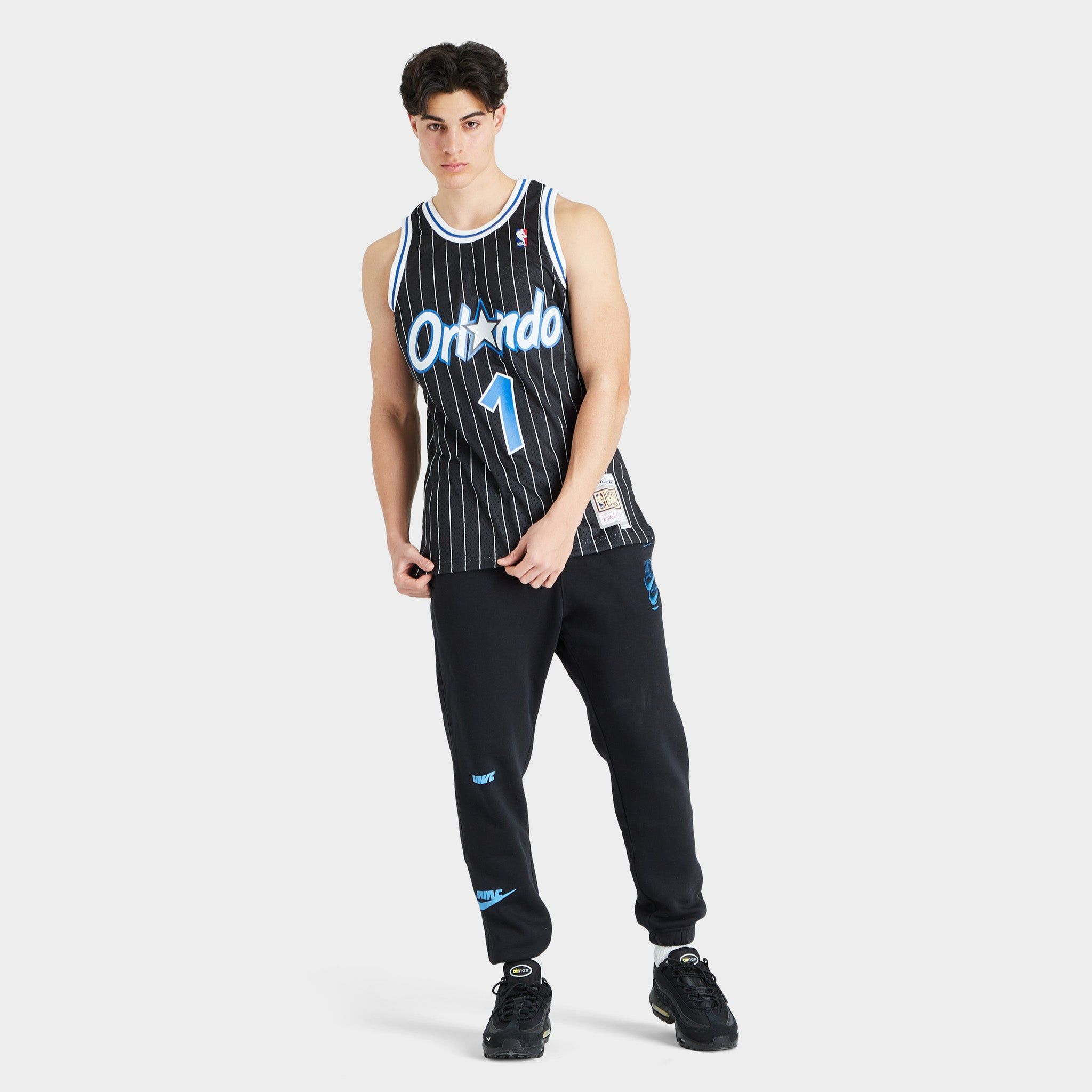 Mitchell & Ness NBA Orlando Magic Anfernee Hardaway Swingman Jersey / Black sold by JD Sports product image thumbnail 5