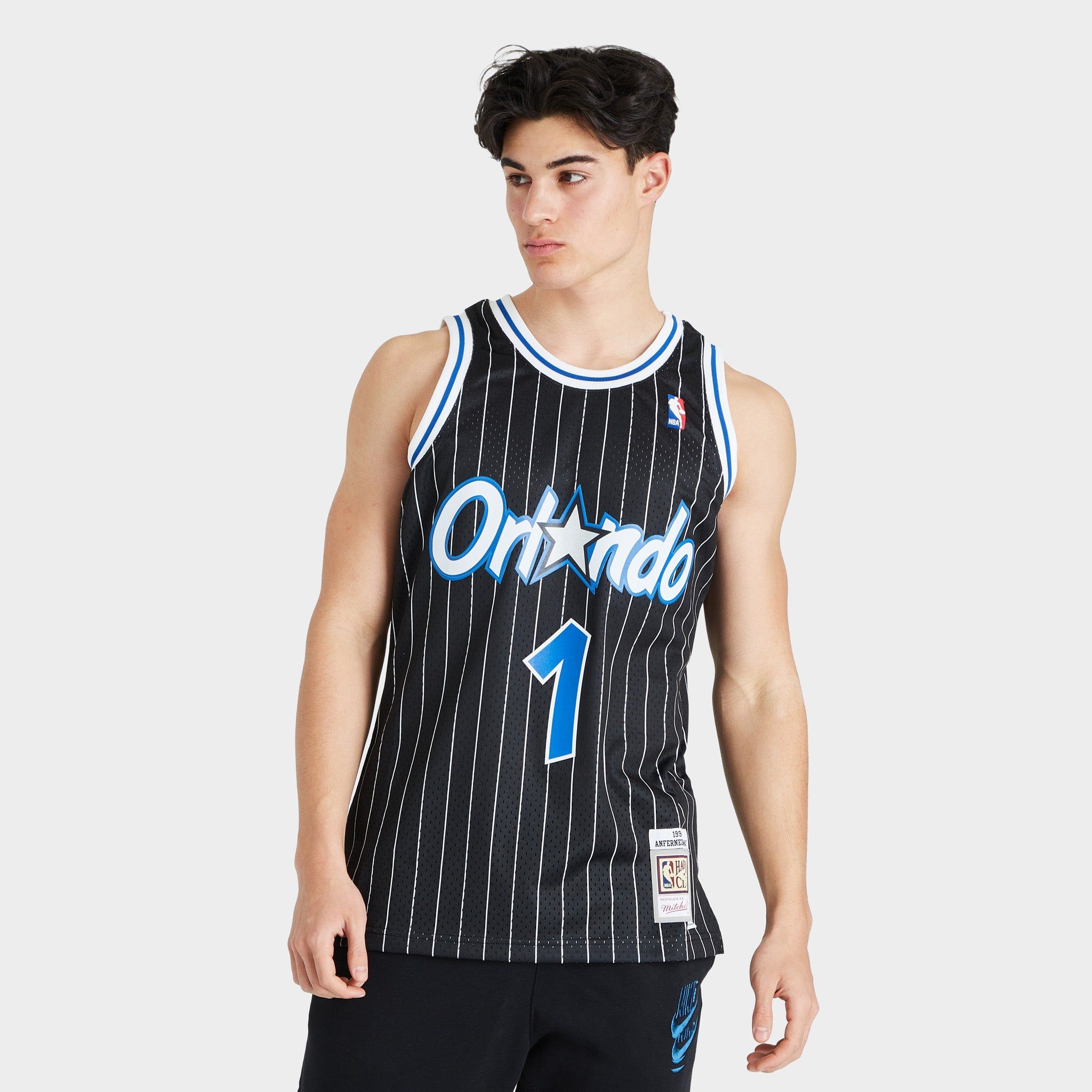 Mitchell & Ness NBA Orlando Magic Anfernee Hardaway Swingman Jersey / Black sold by JD Sports