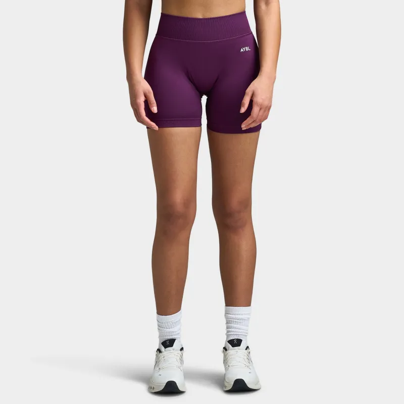 AYBL Women's Adapt Seamless Shorts / Midnight Plum sold by JD Sports