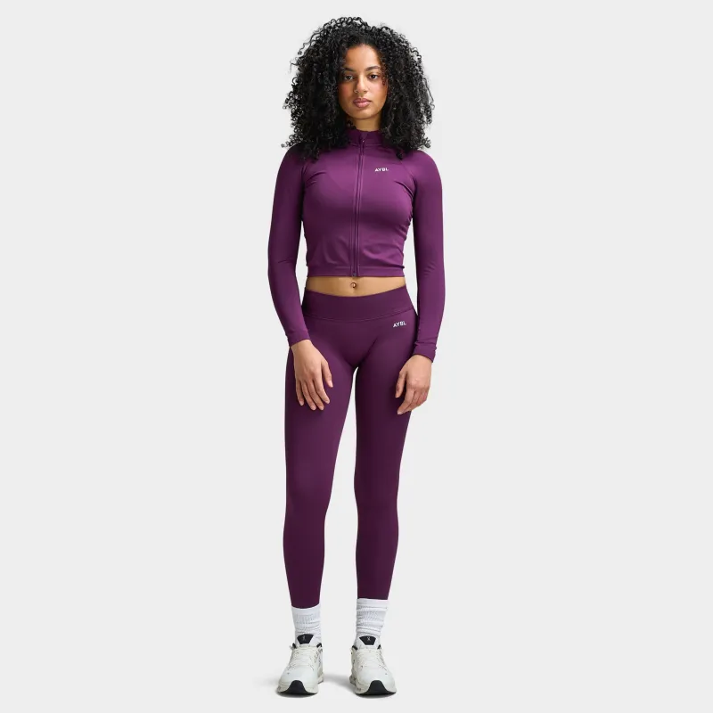 AYBL Women's Adapt Seamless Jacket / Midnight Plum sold by JD Sports