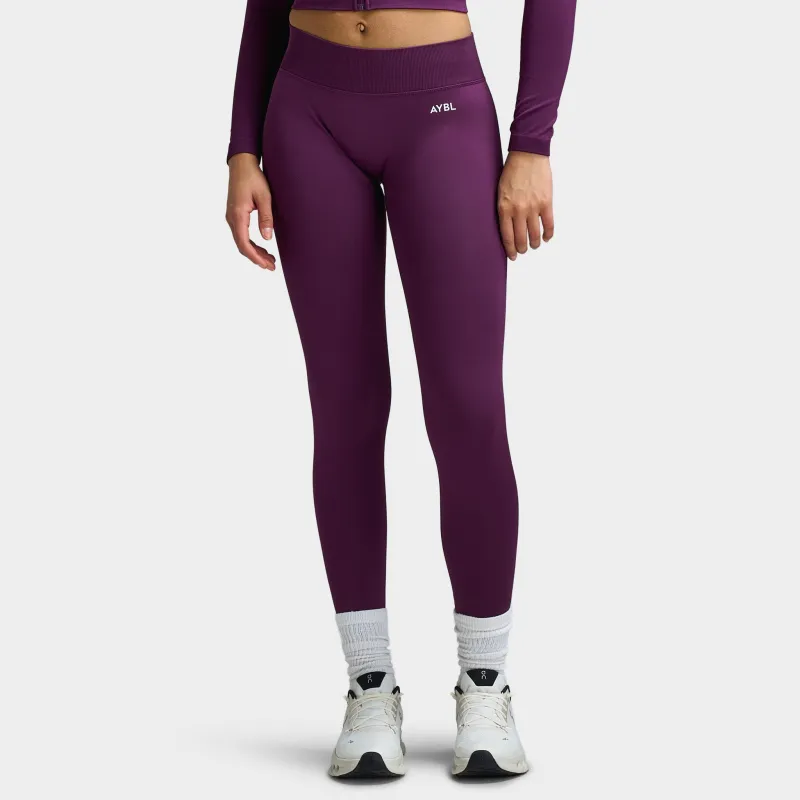 AYBL Women's Adapt Seamless Leggings / Midnight Plum sold by JD Sports