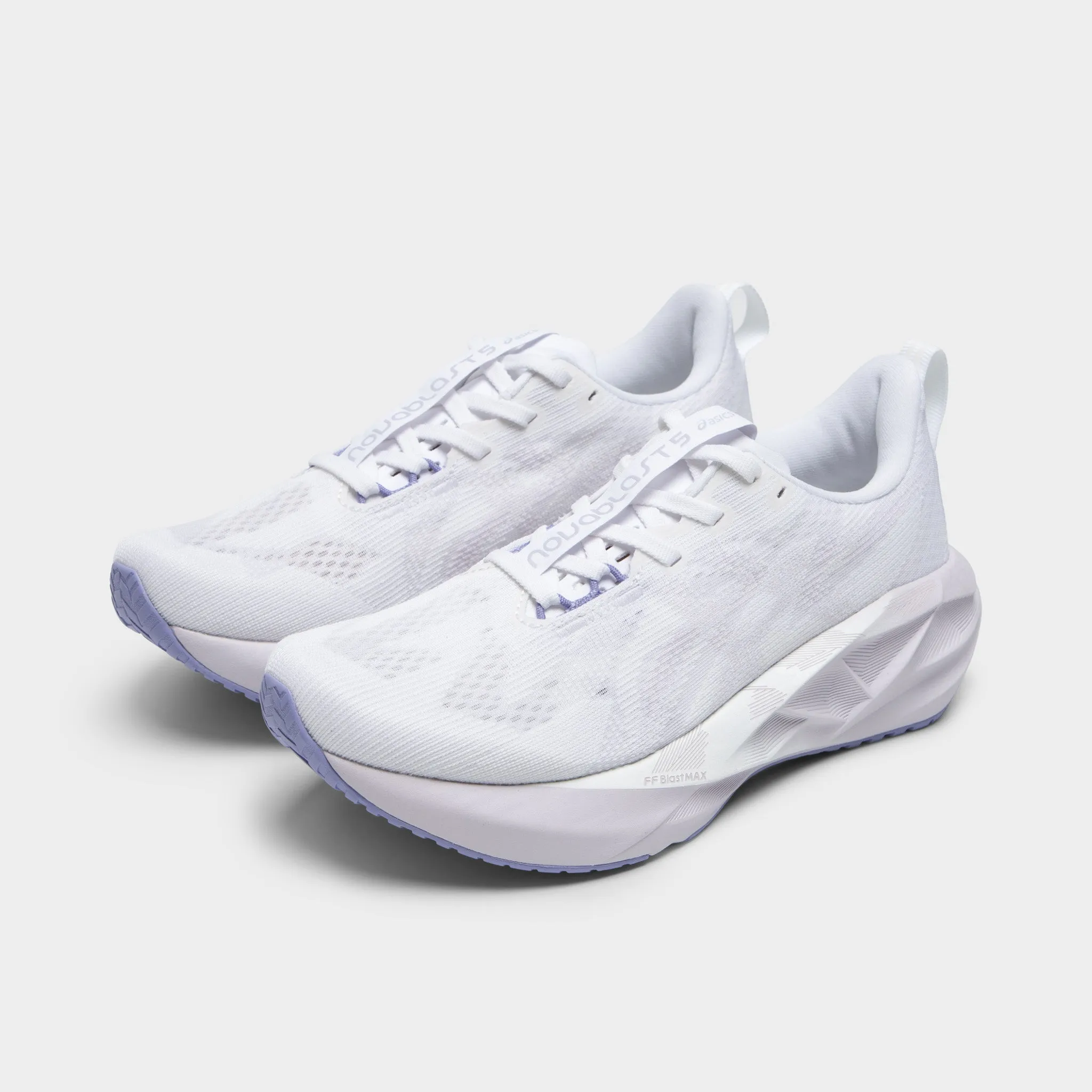 Asics Women's Novablast 5 White / Lilac Hint sold by JD Sports product image thumbnail 2
