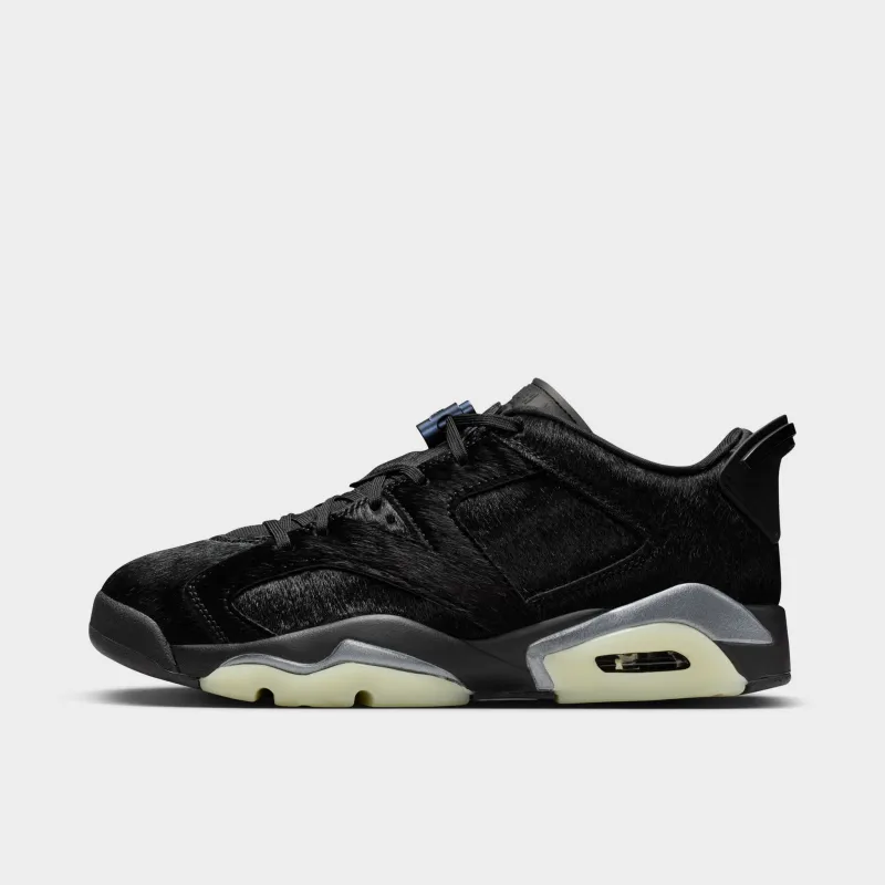 Jordan Women's 6 Retro Low Black / Black - Black made by Jordan